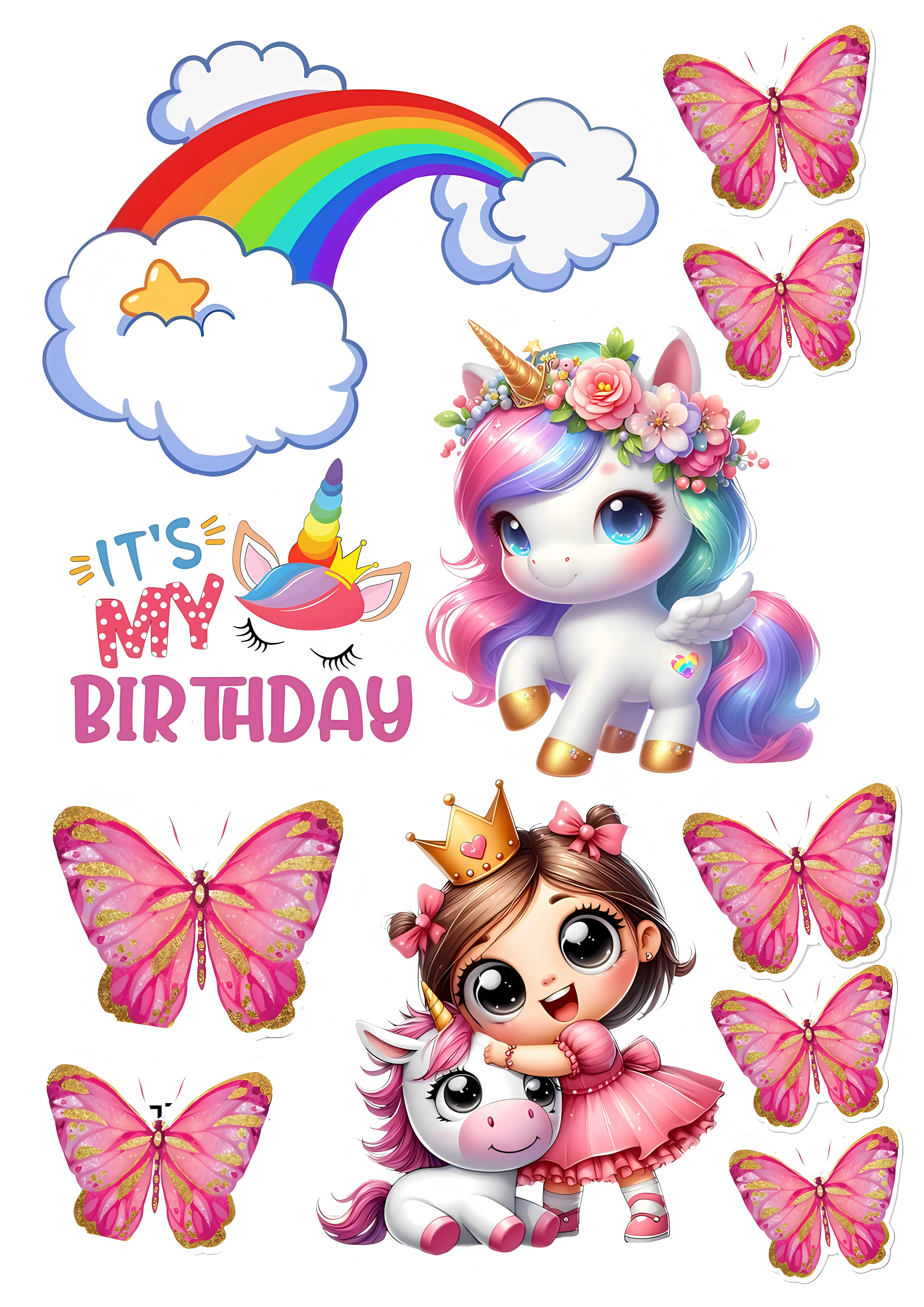 Little Girl cake topper