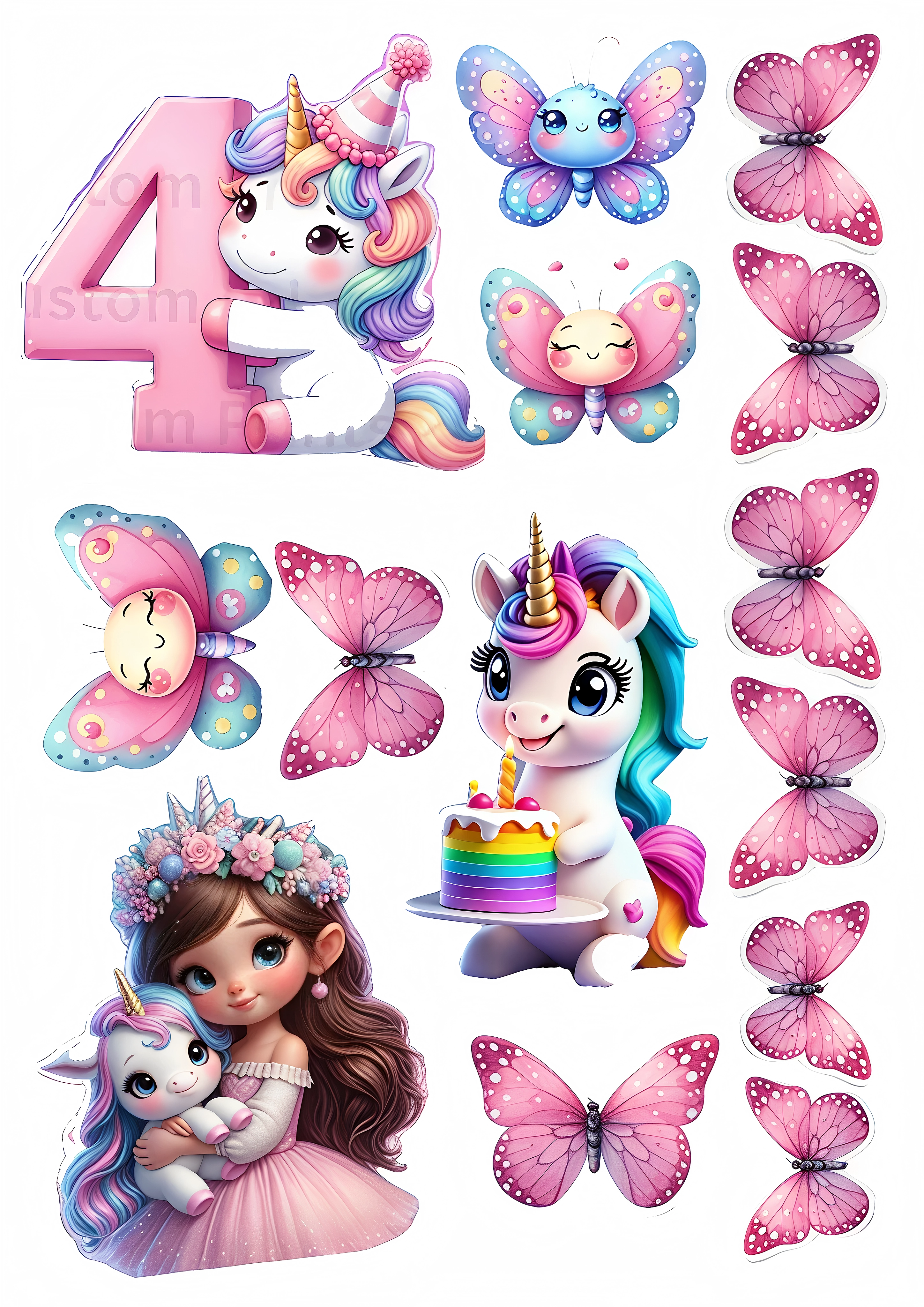 Little Girl cake topper