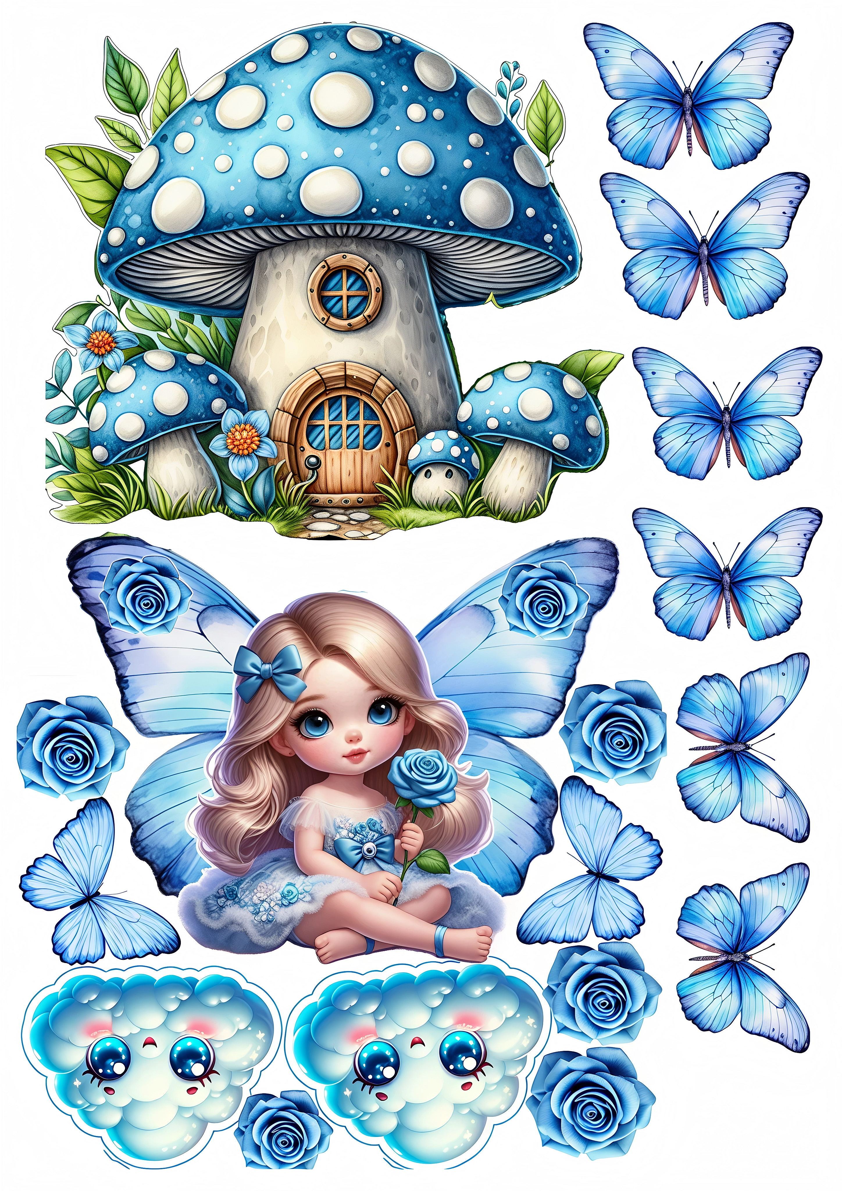 Little Girl cake topper