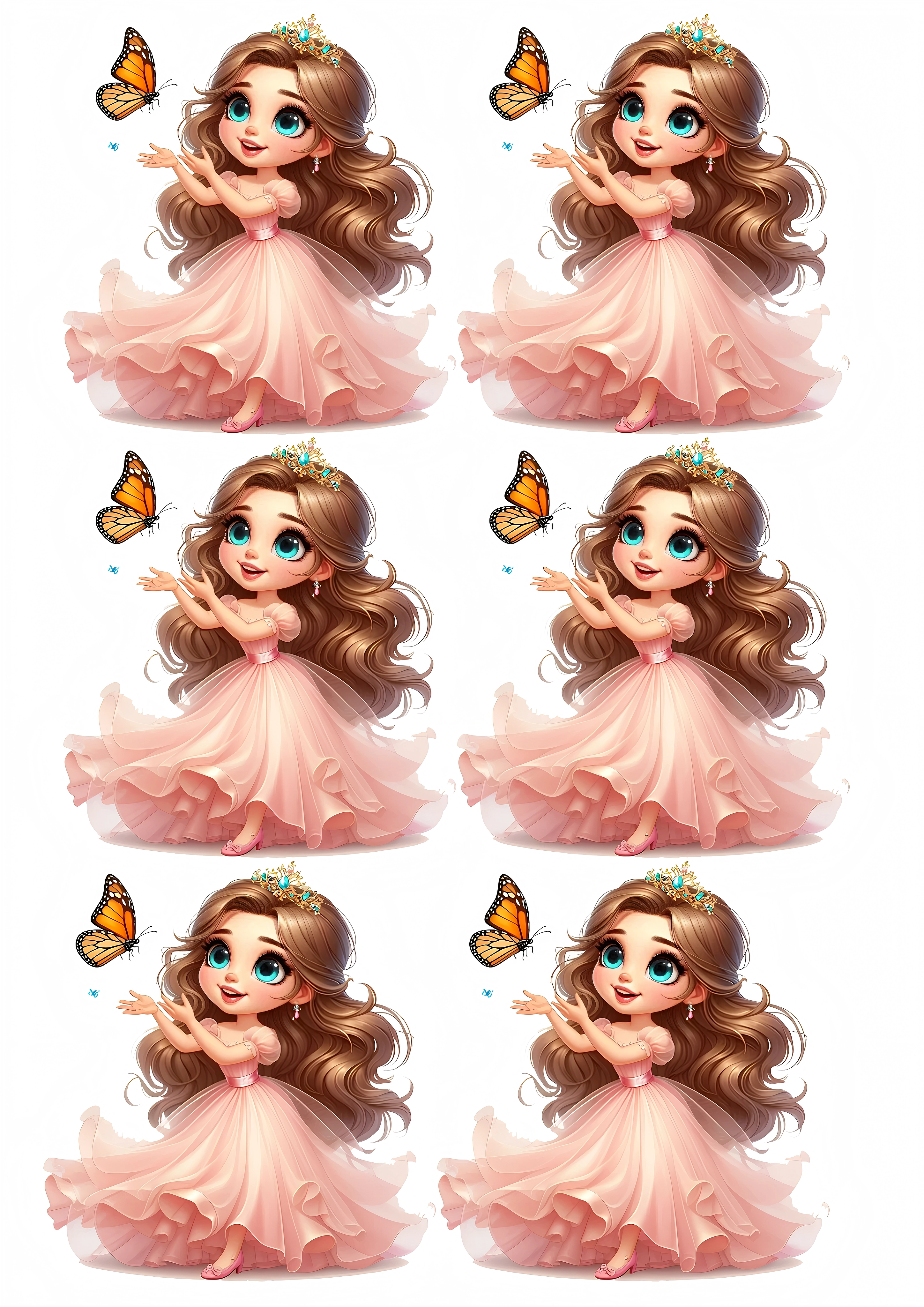 Little Girl cake topper