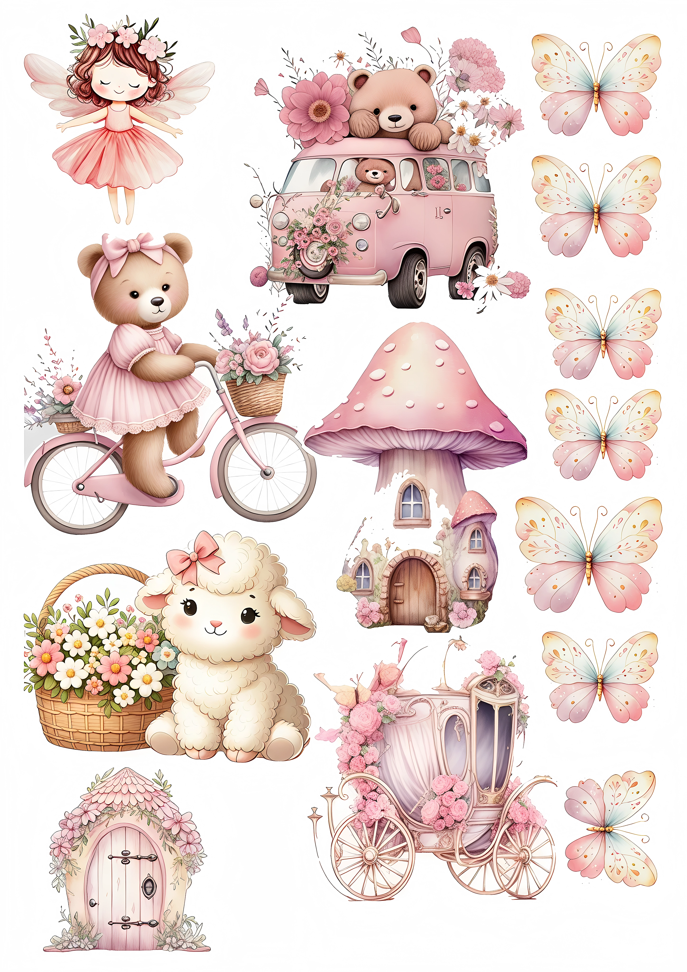 Little Girl cake topper