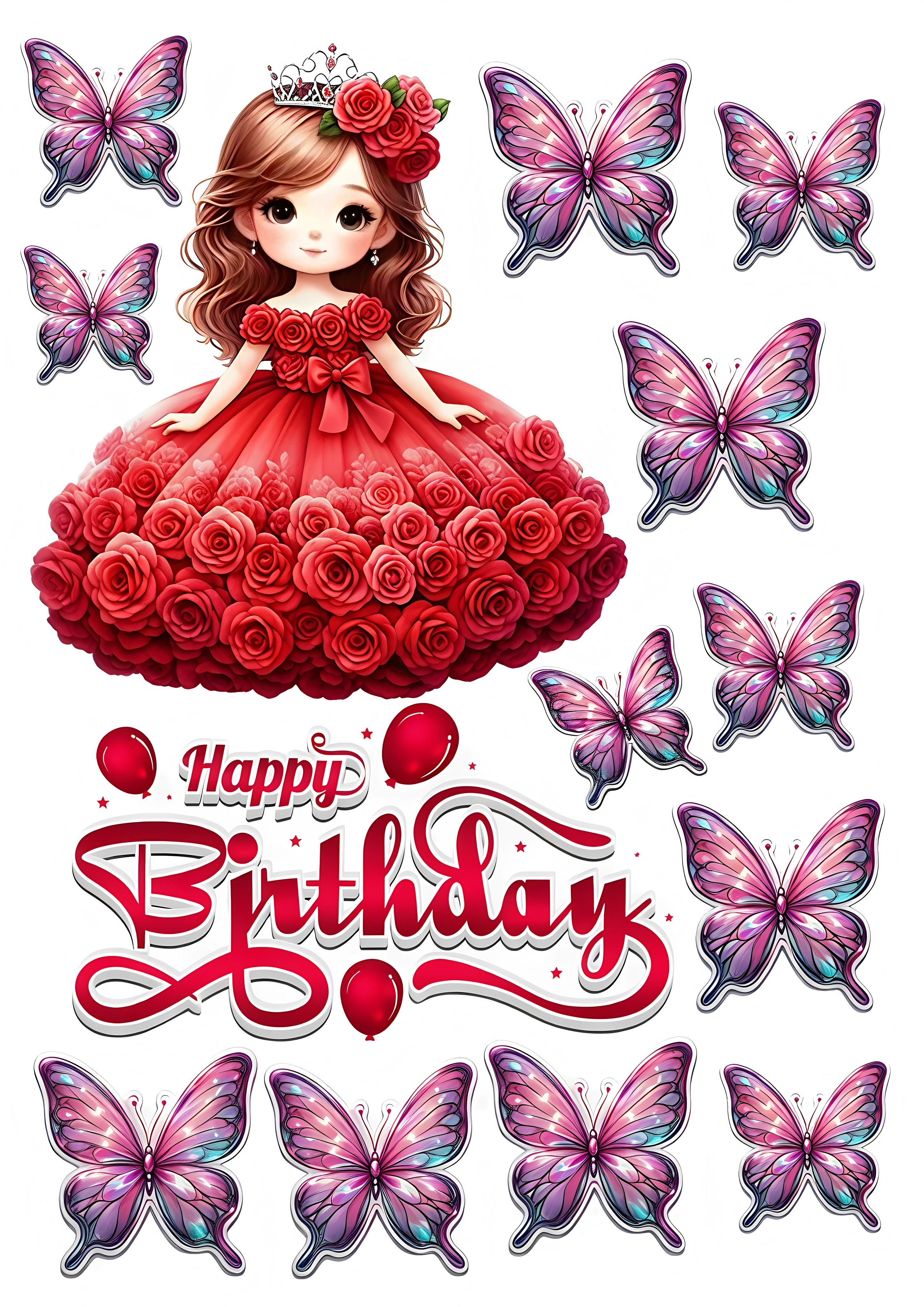 Little Girl cake topper