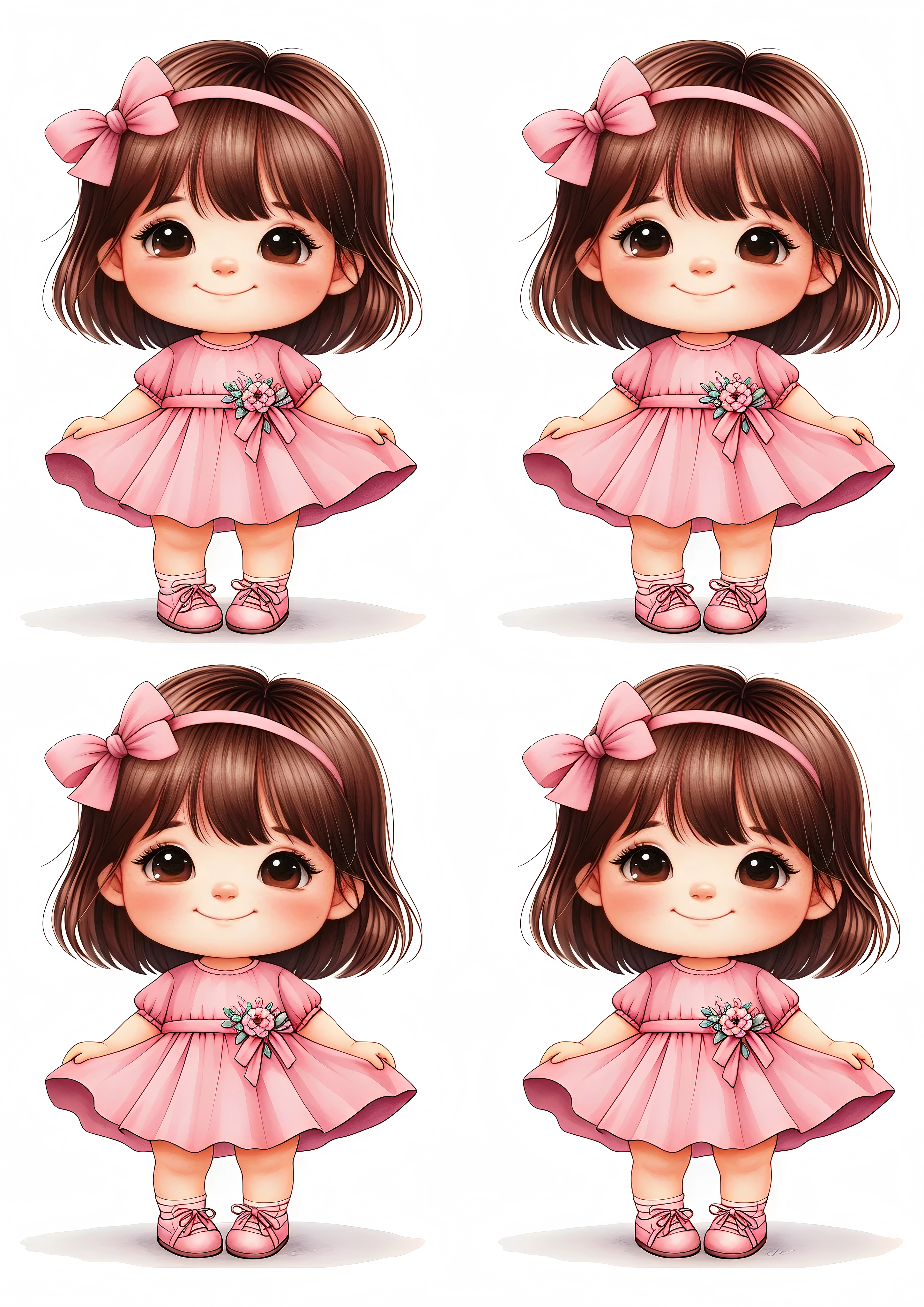 Little Girl cake topper