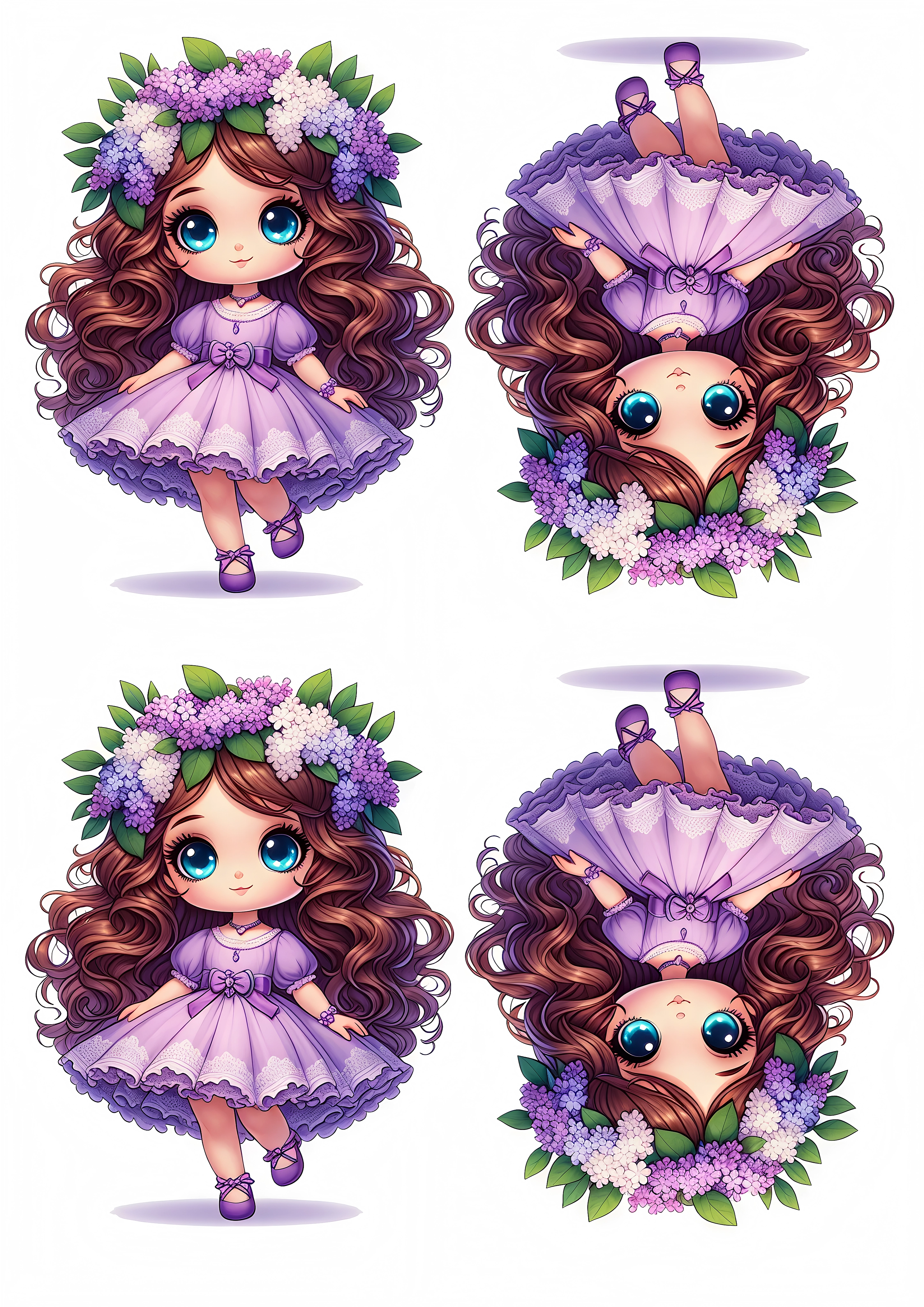 Little Girl cake topper