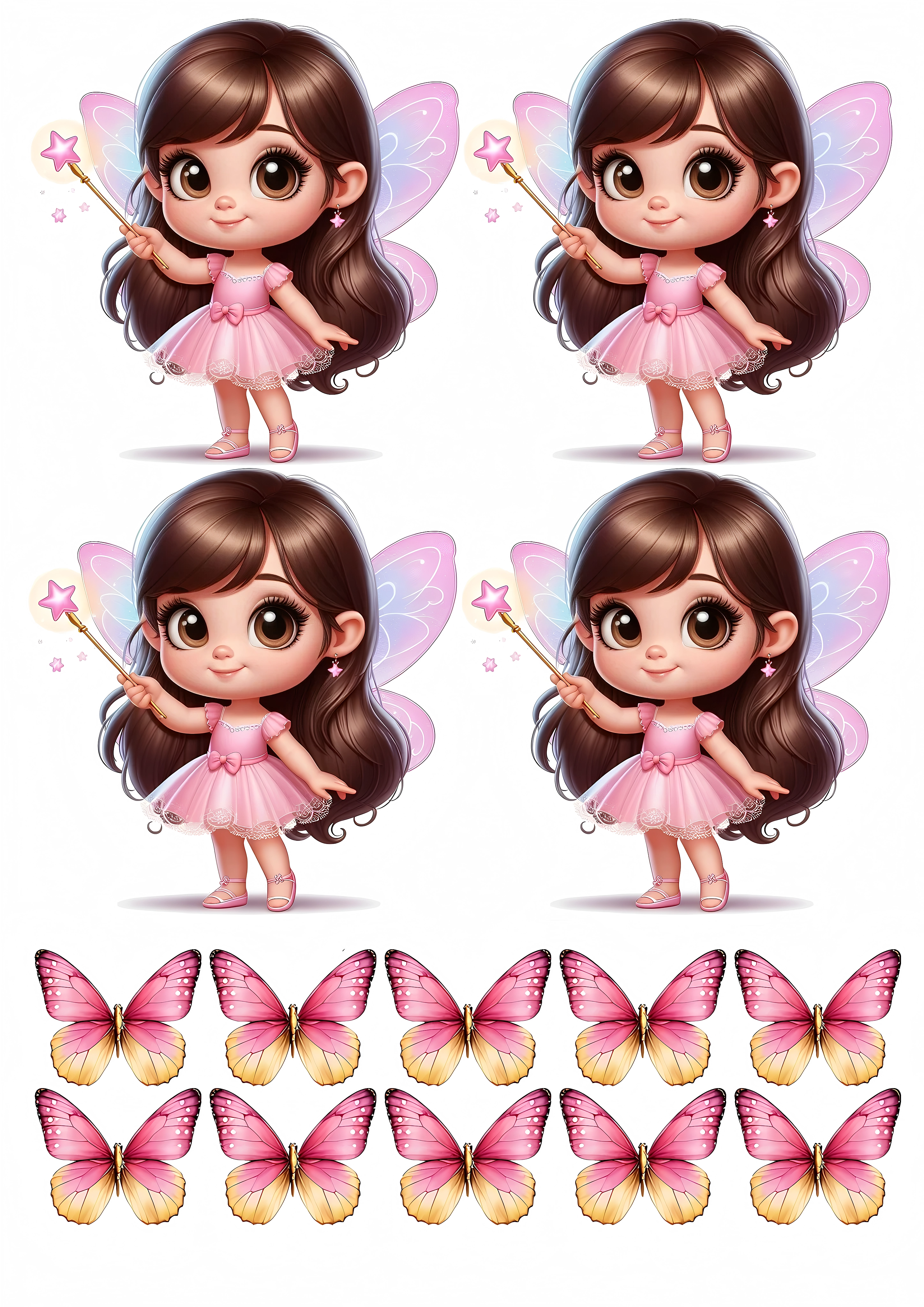 Little Girl cake topper