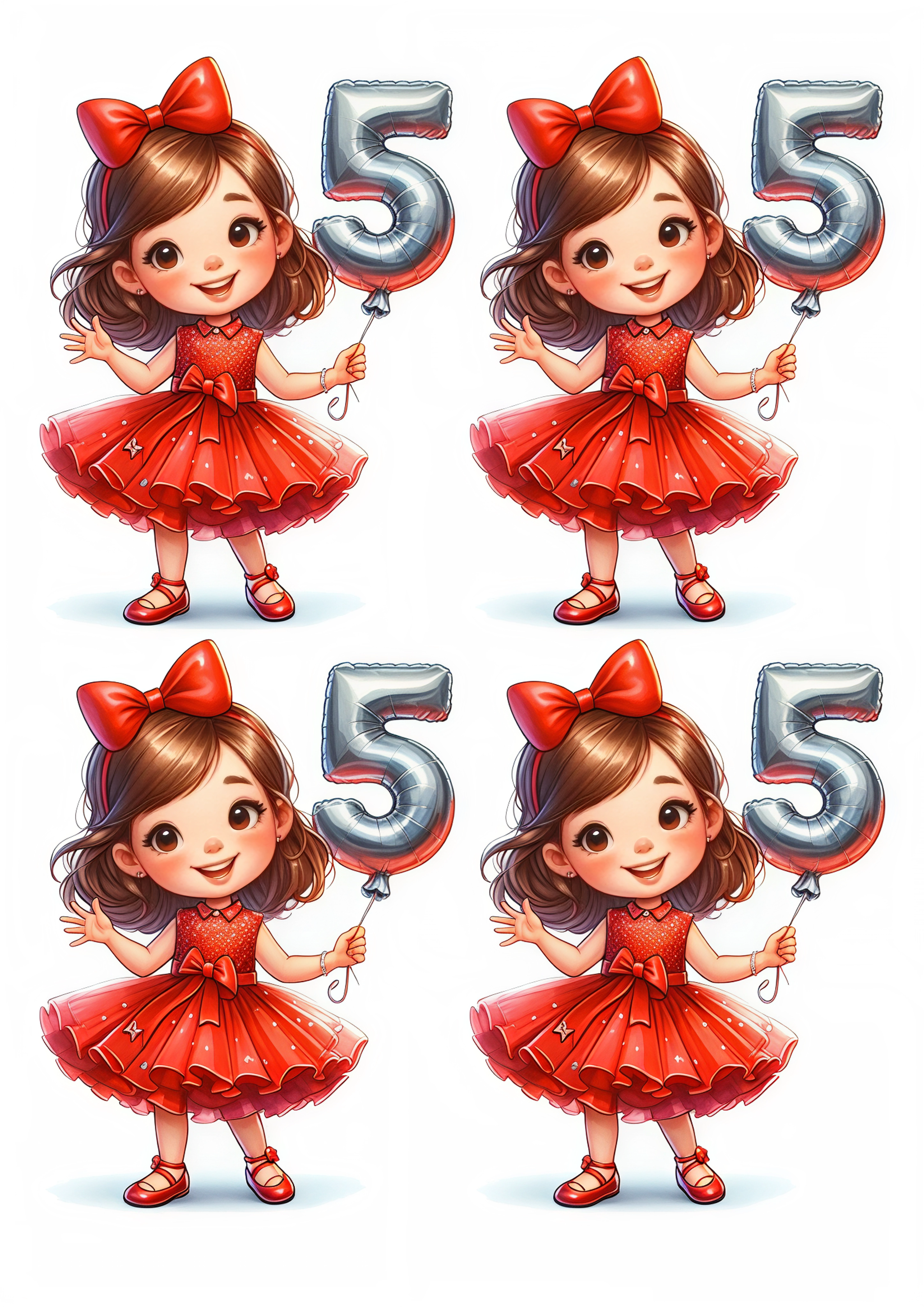 Little Girl cake topper