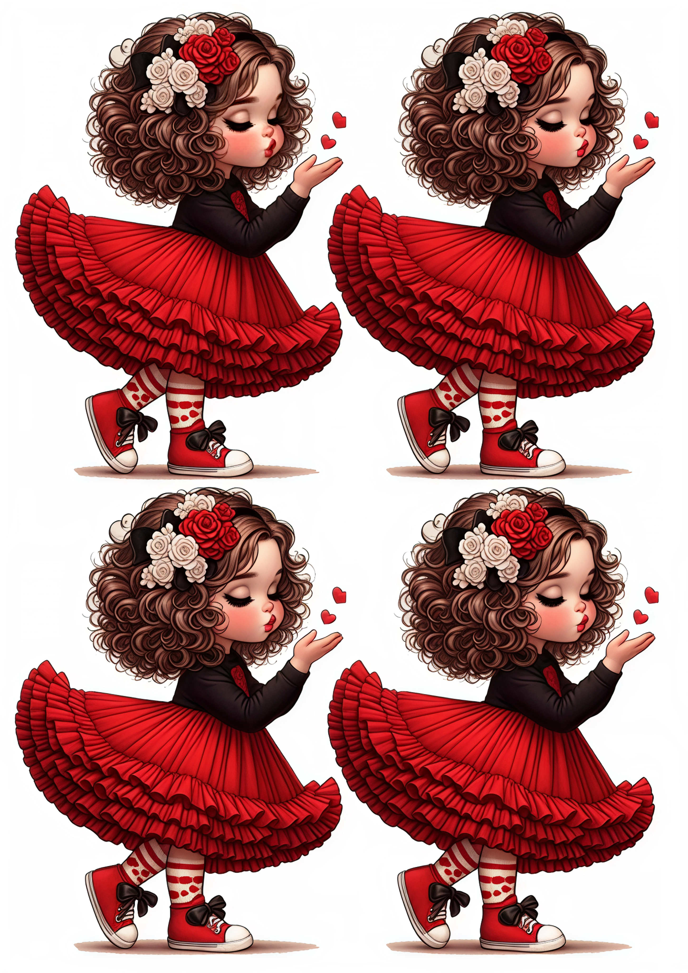 Little Girl cake topper