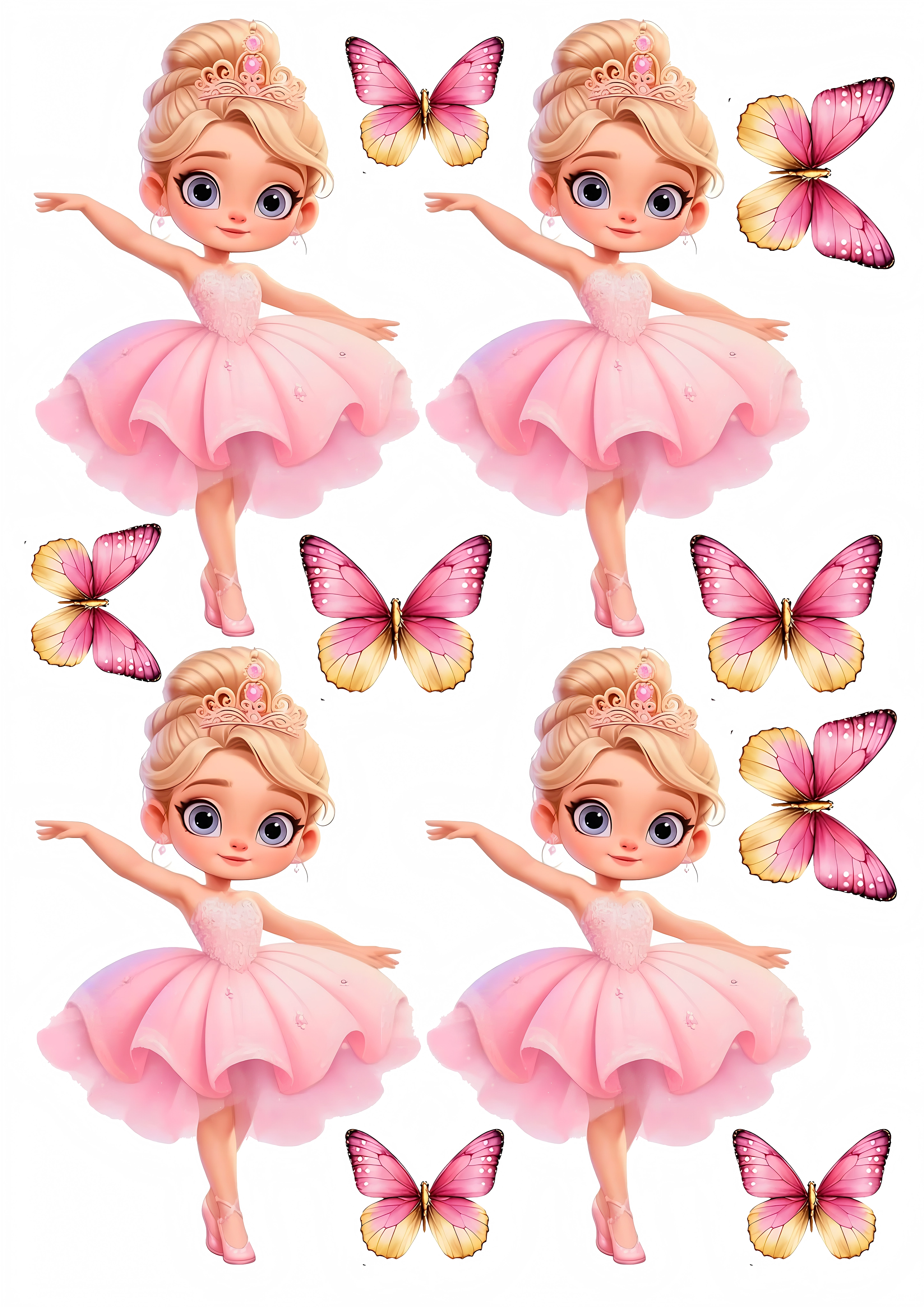 Little Girl cake topper