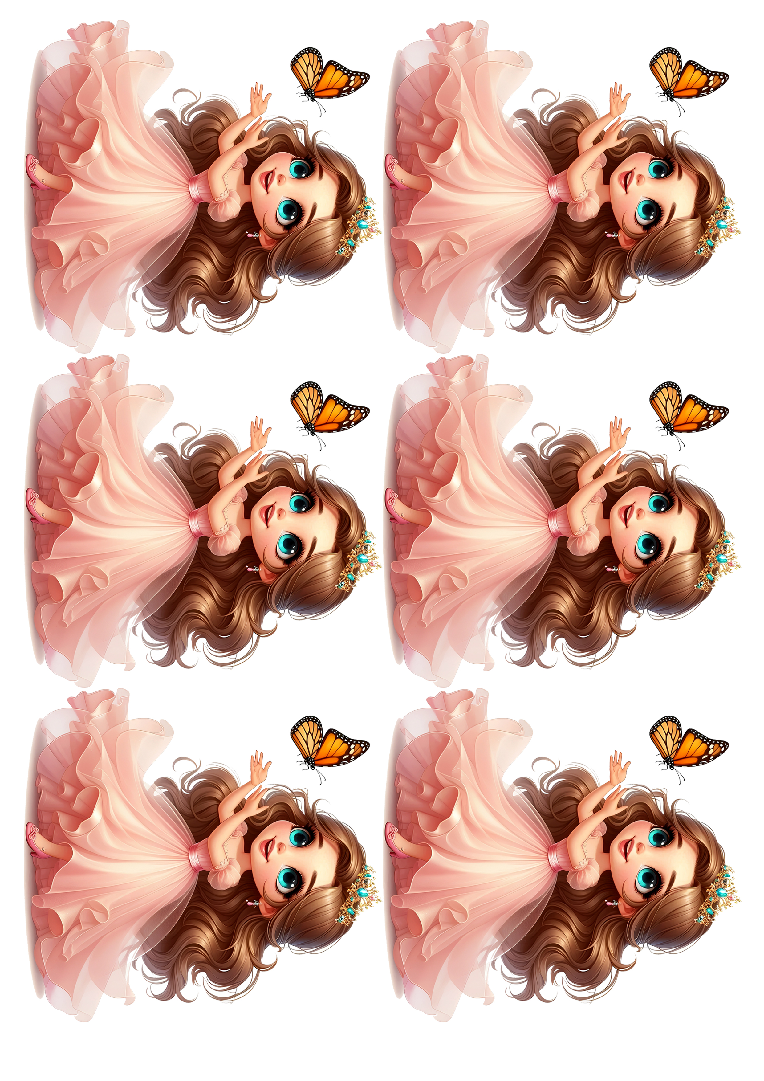 Little Girl cake topper