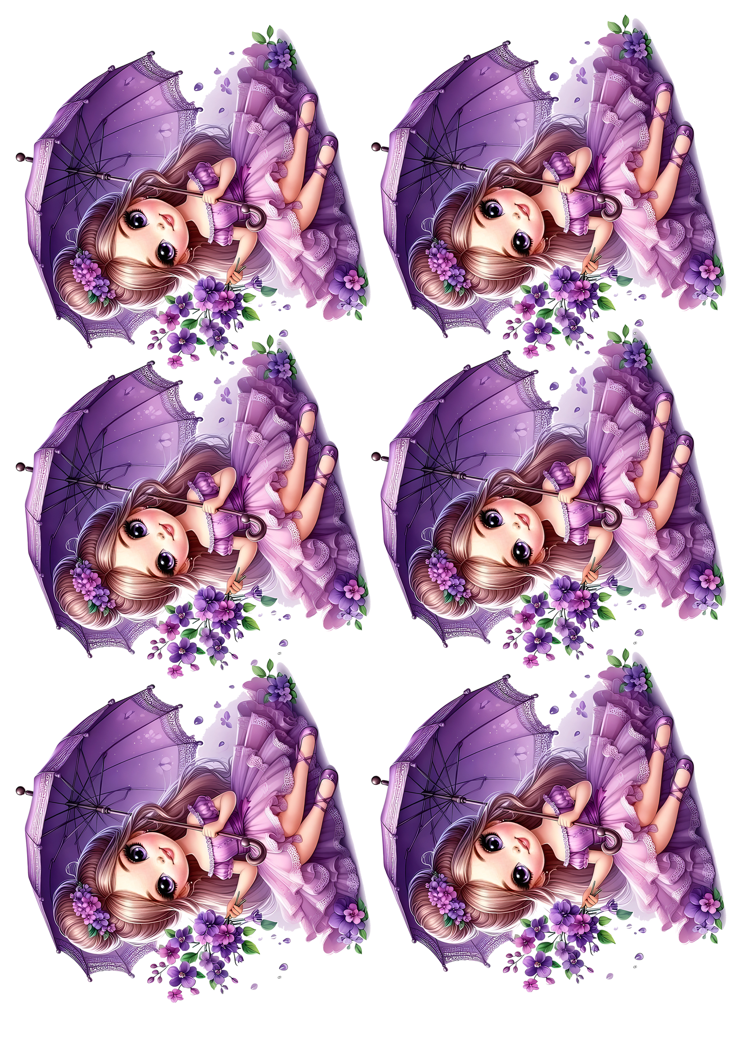 Little Girl cake topper