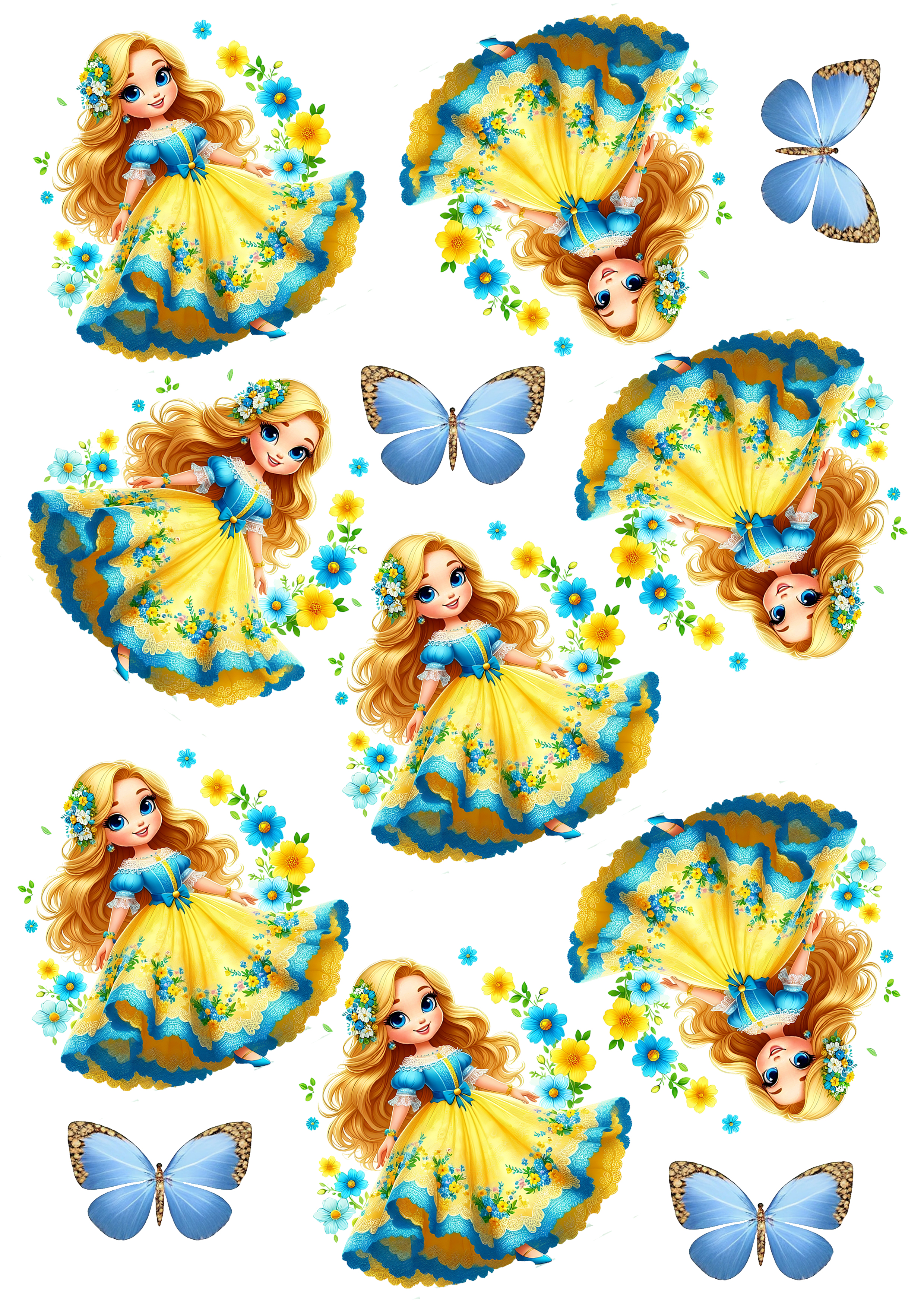 Little Girl cake topper