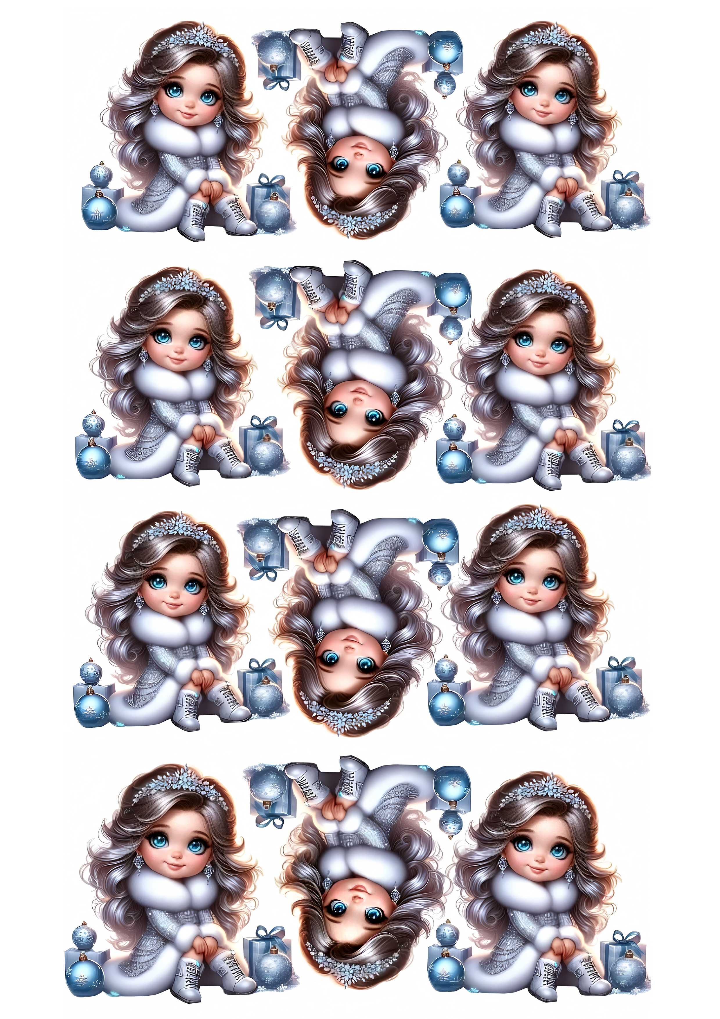 Little Girl cake topper