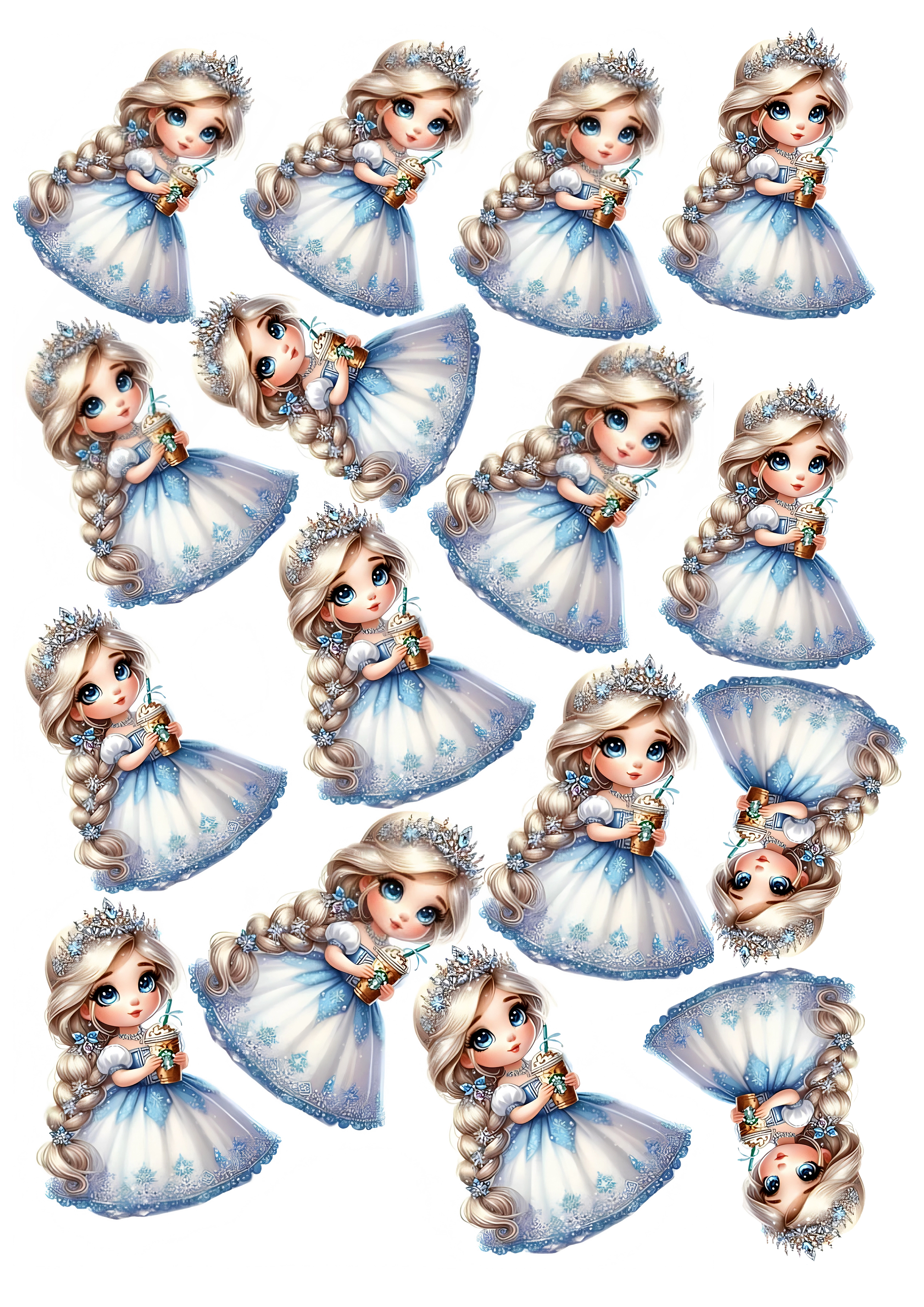 Little Girl cake topper