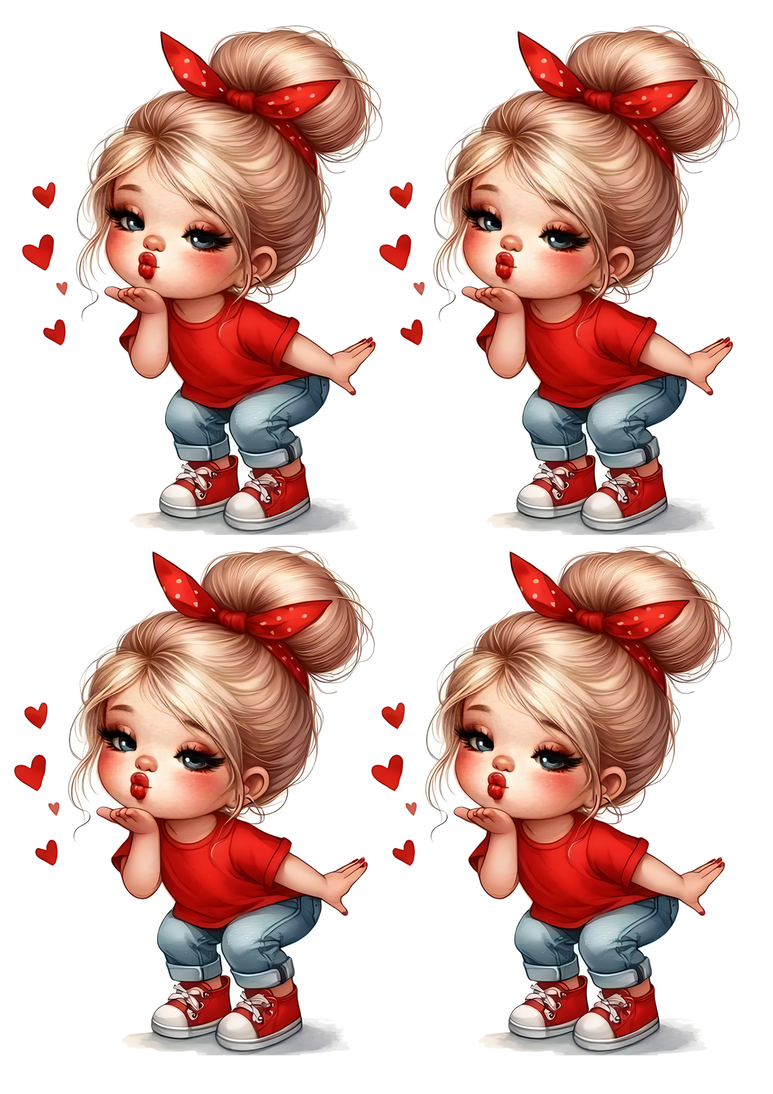 Little Girl cake topper