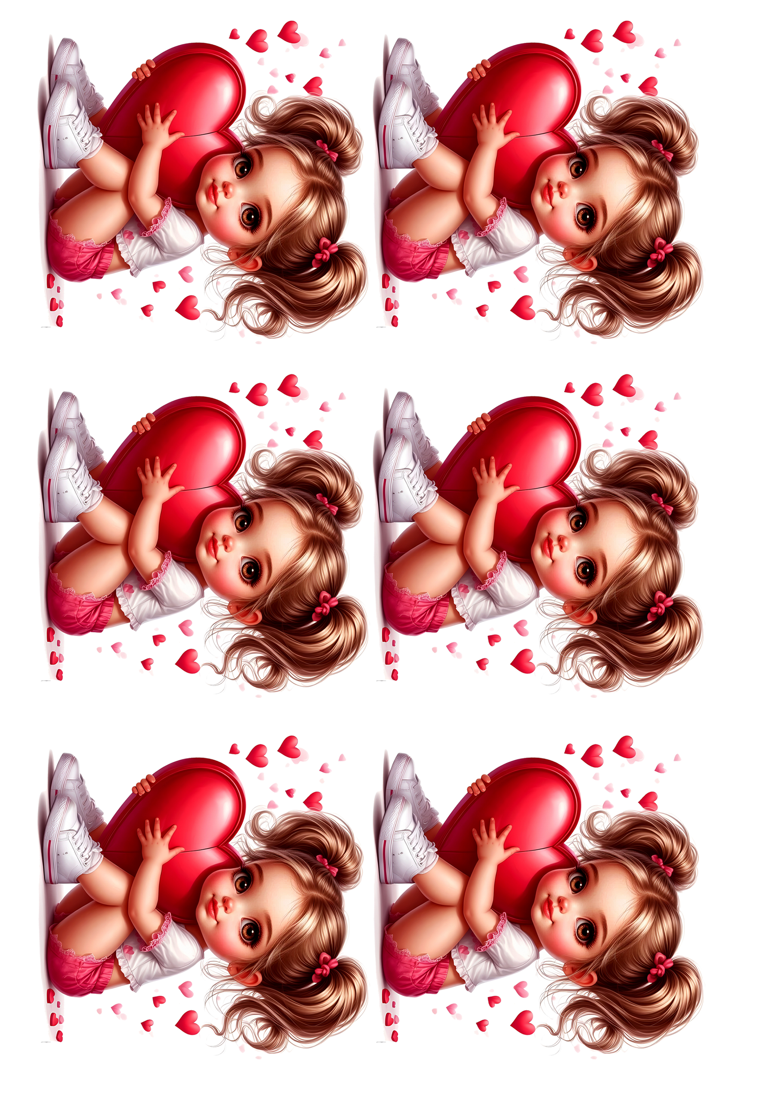 Little Girl cake topper