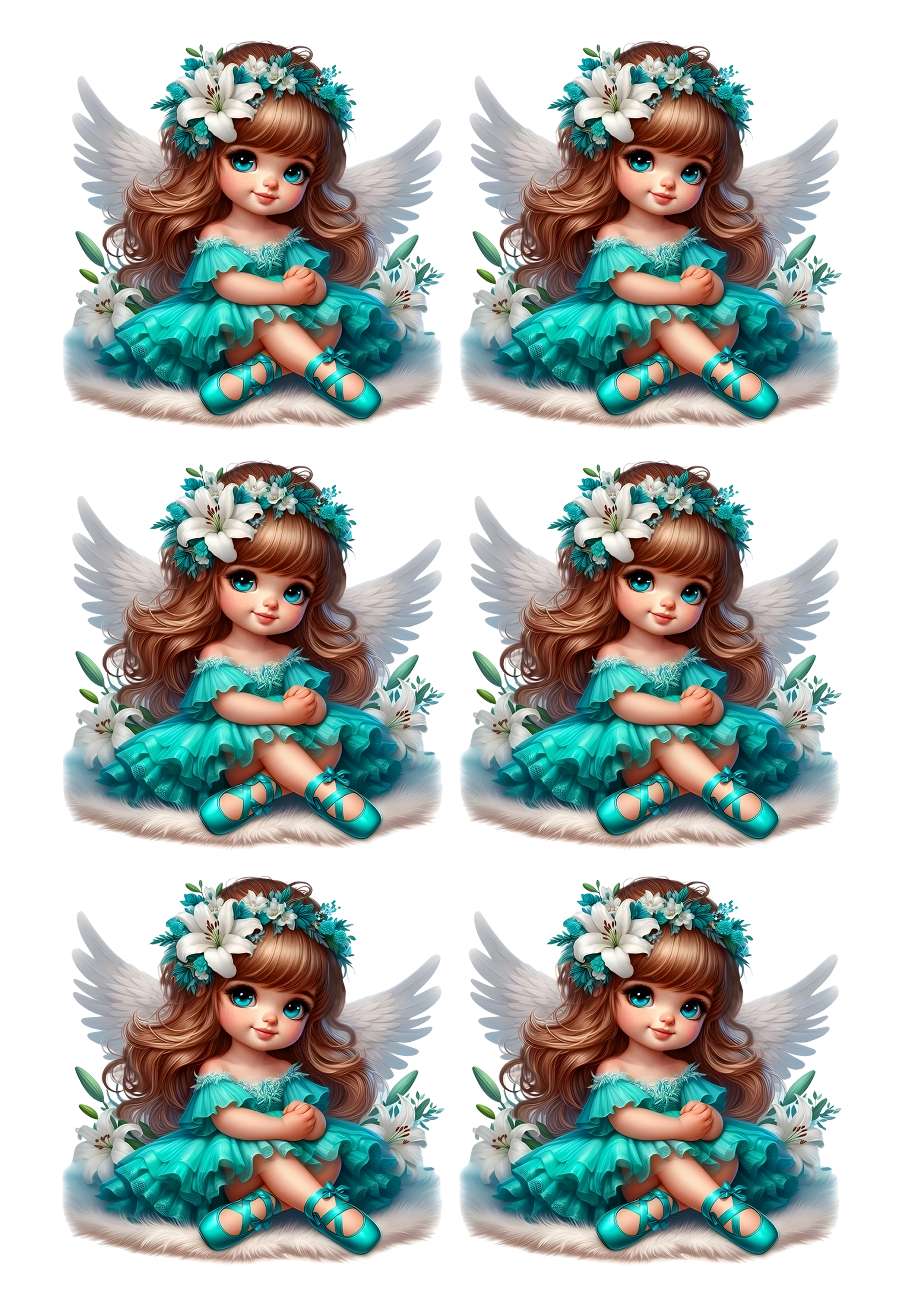 Little Girl cake topper