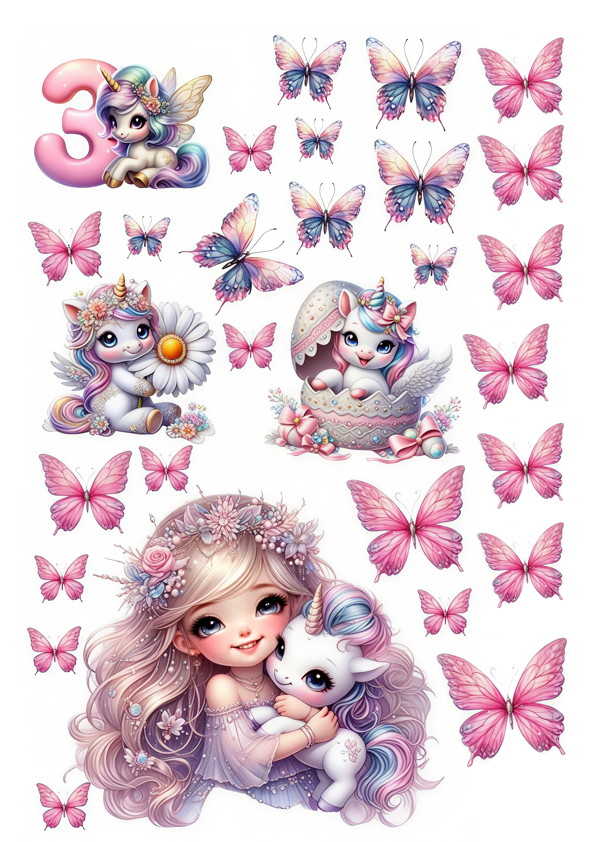 Little Girl cake topper