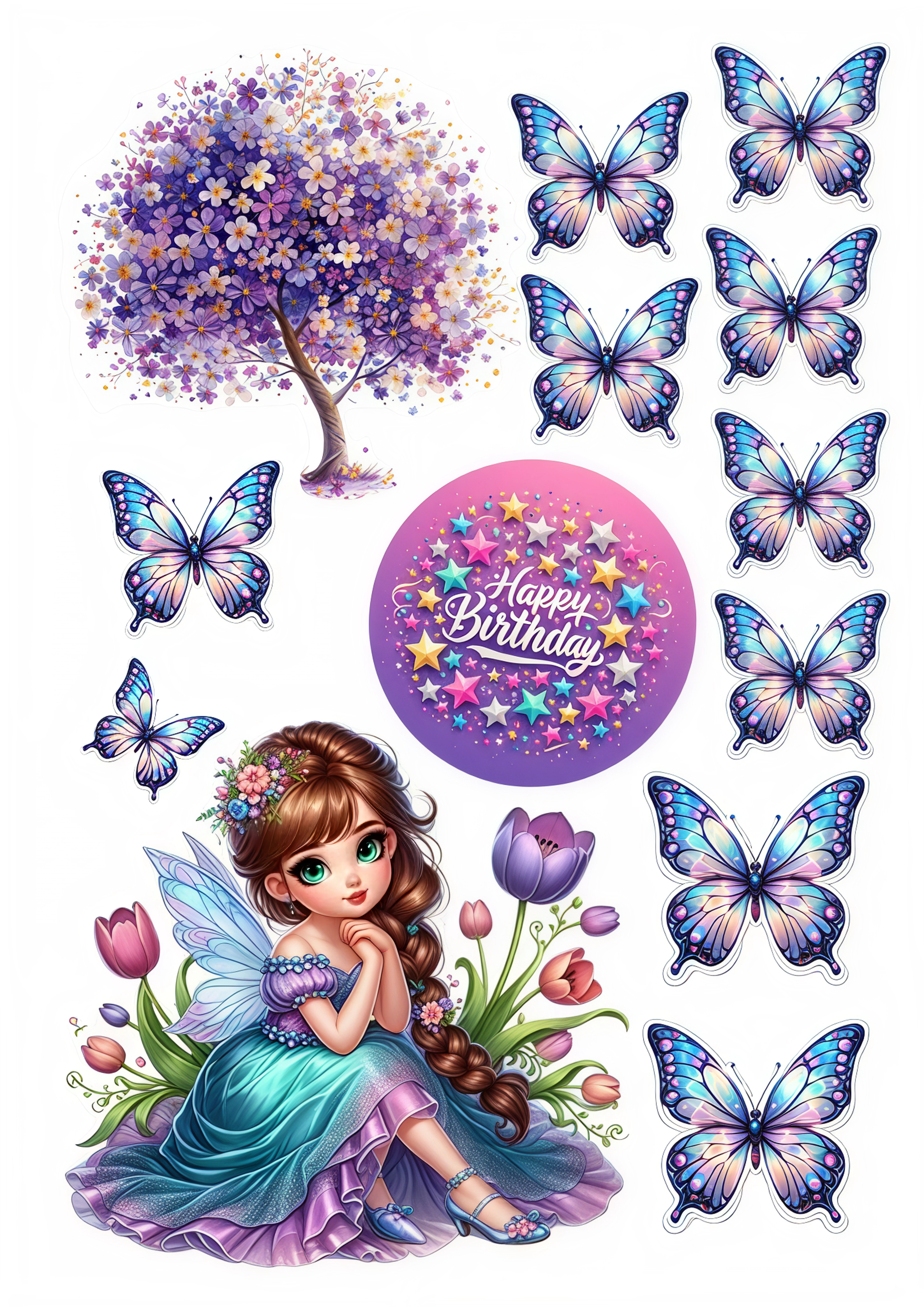 Little Girl cake topper