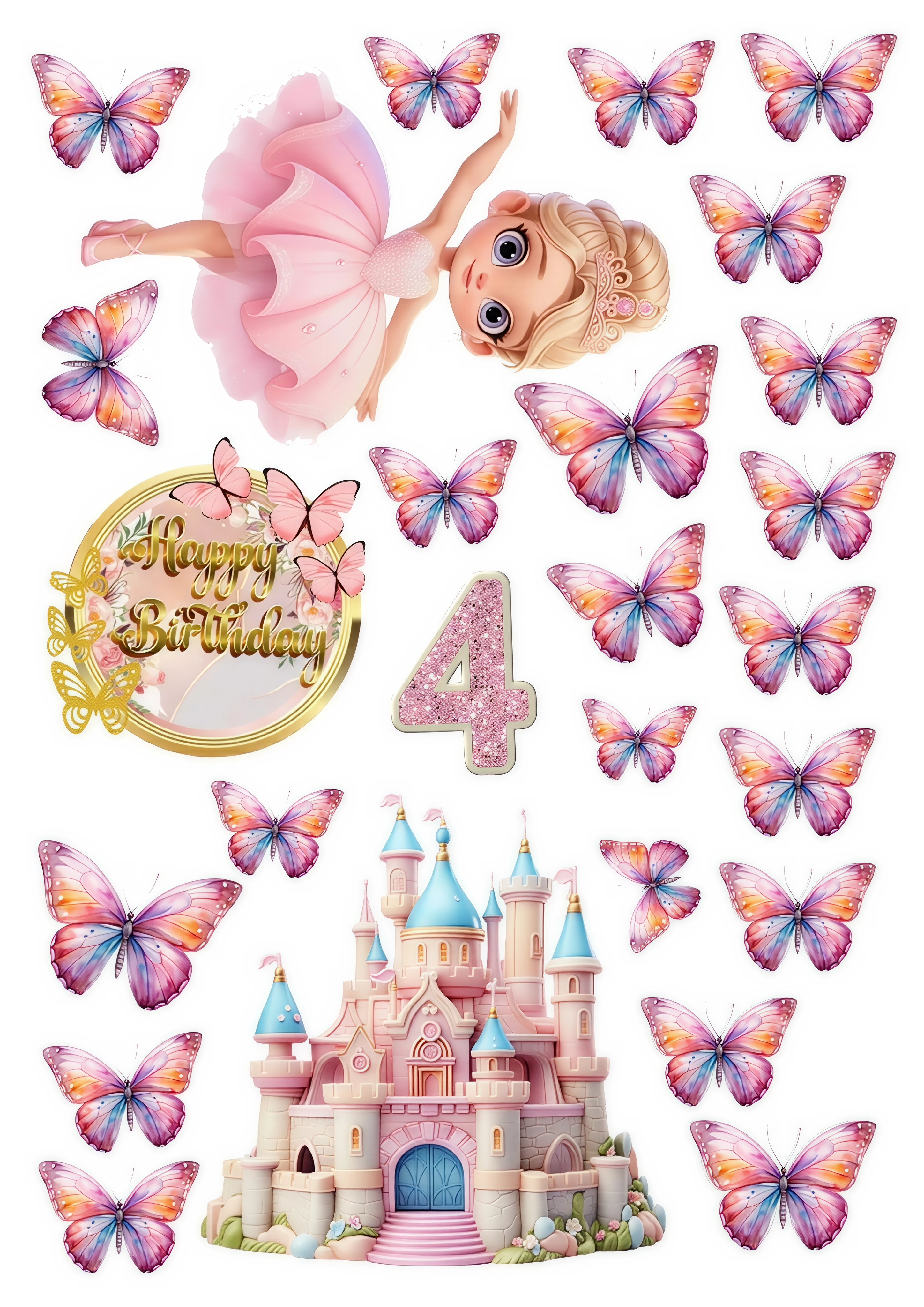 Little Girl cake topper