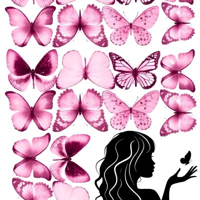 Butterfly cake topper