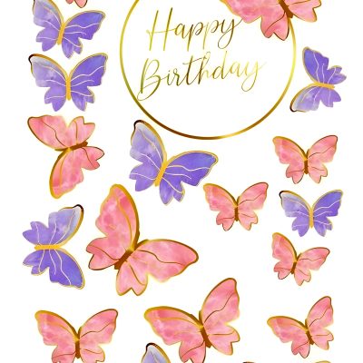 Butterfly cake topper