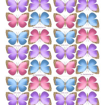 Butterfly cake topper