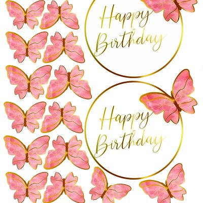 Butterfly cake topper