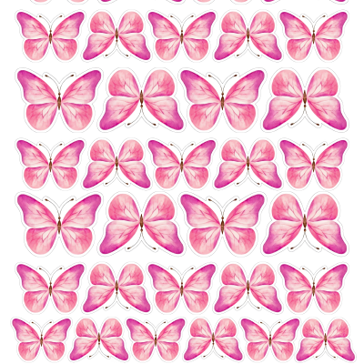 Butterfly cake topper