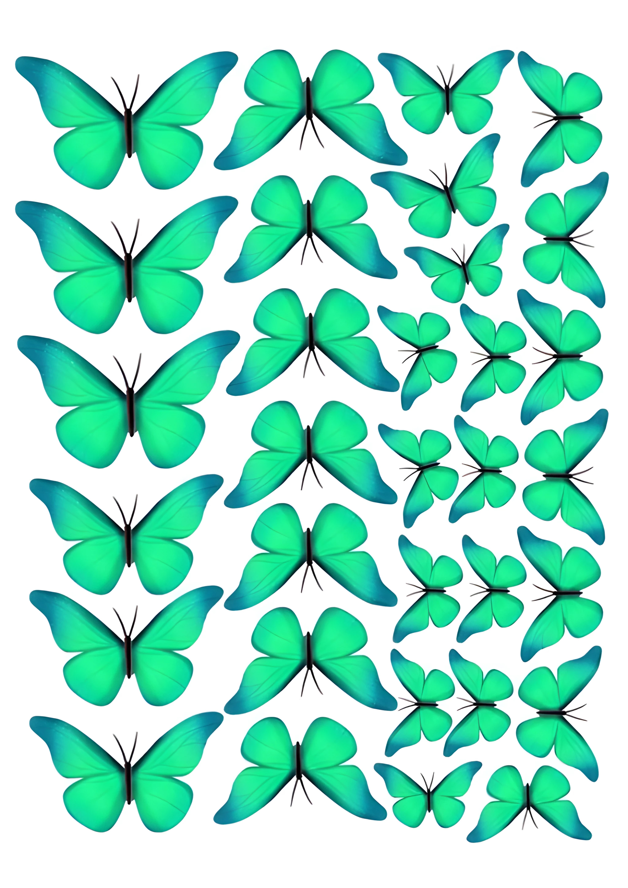 Butterfly cake topper