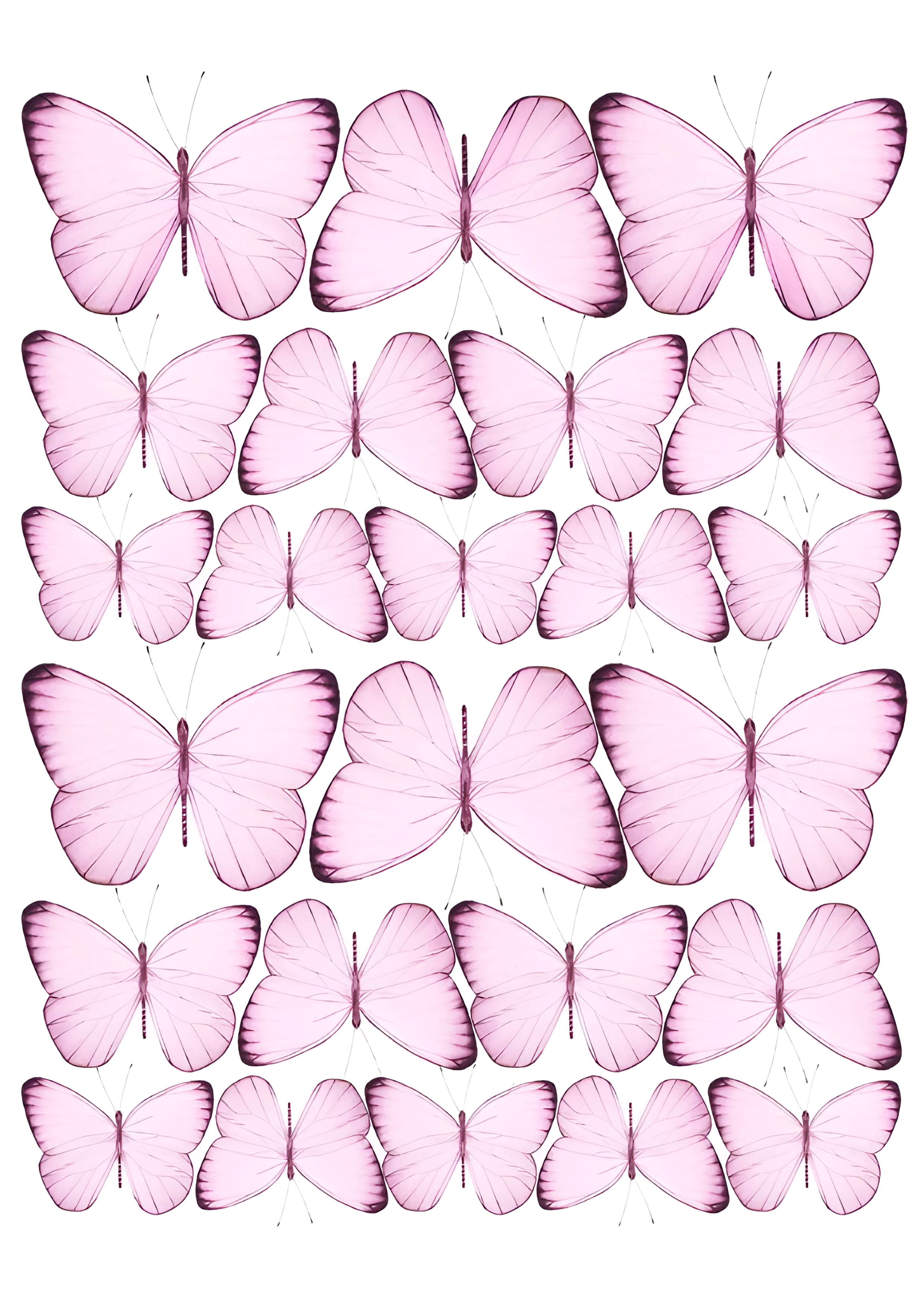 Butterfly cake topper