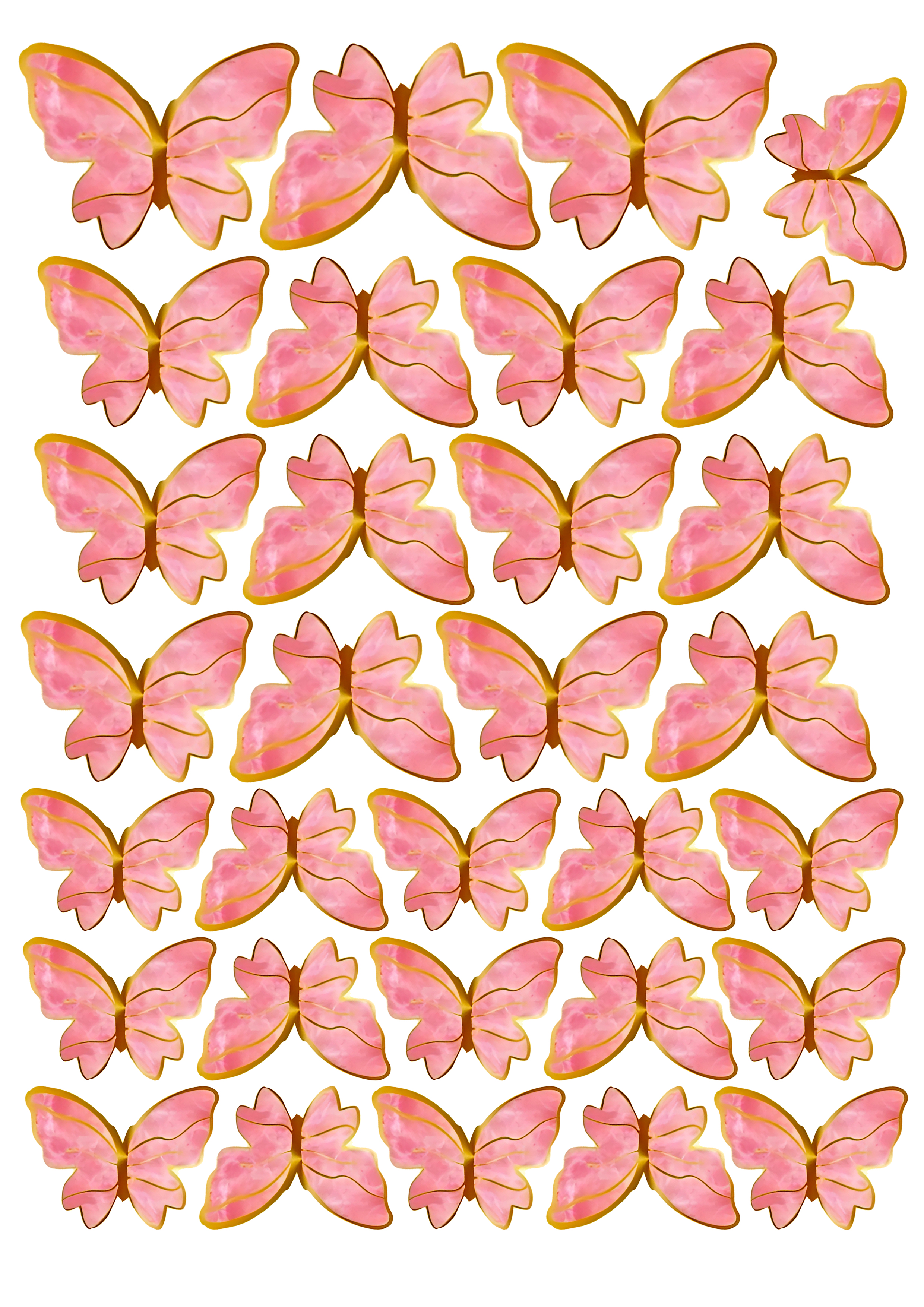 Butterfly cake topper