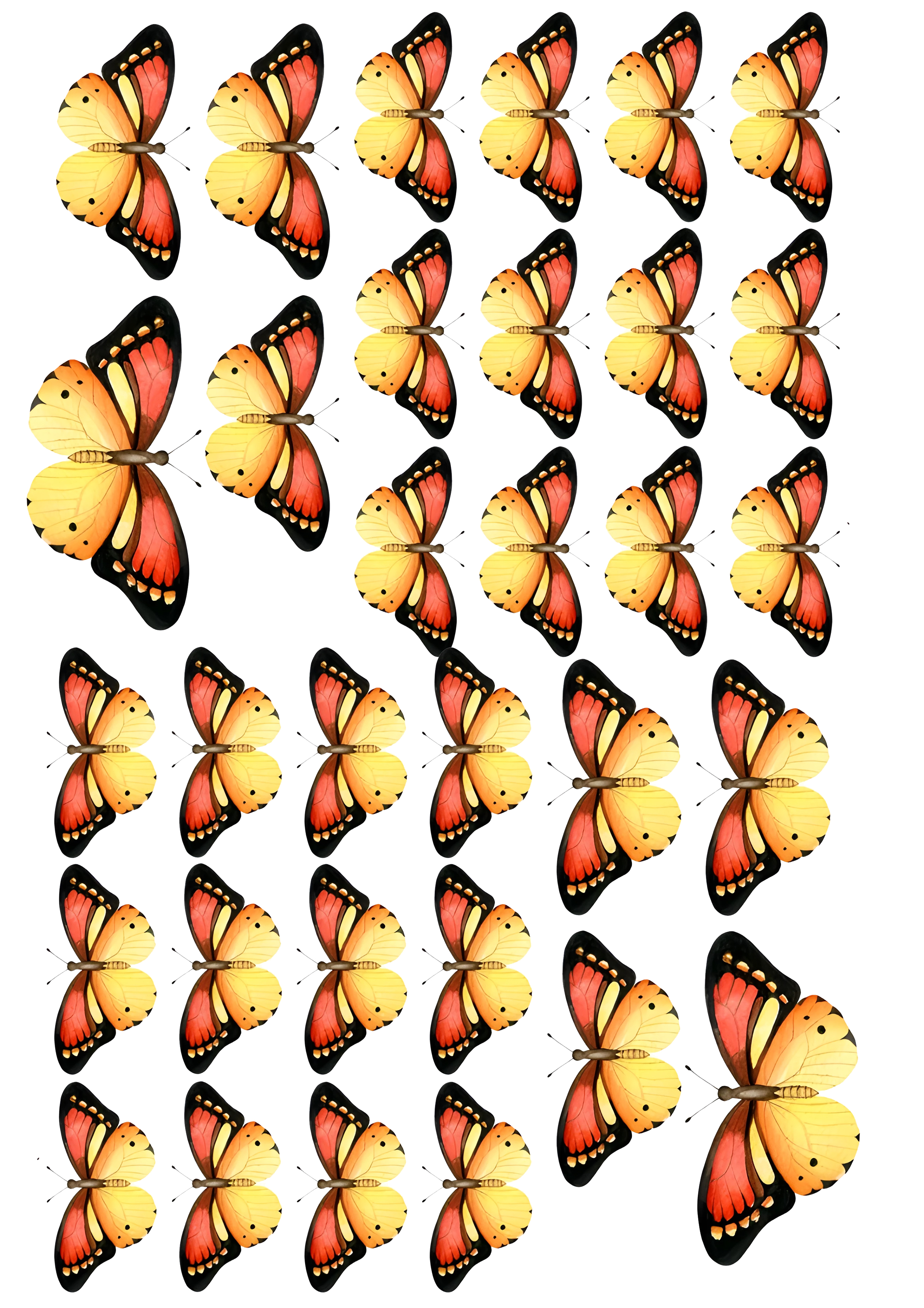 Butterfly cake topper