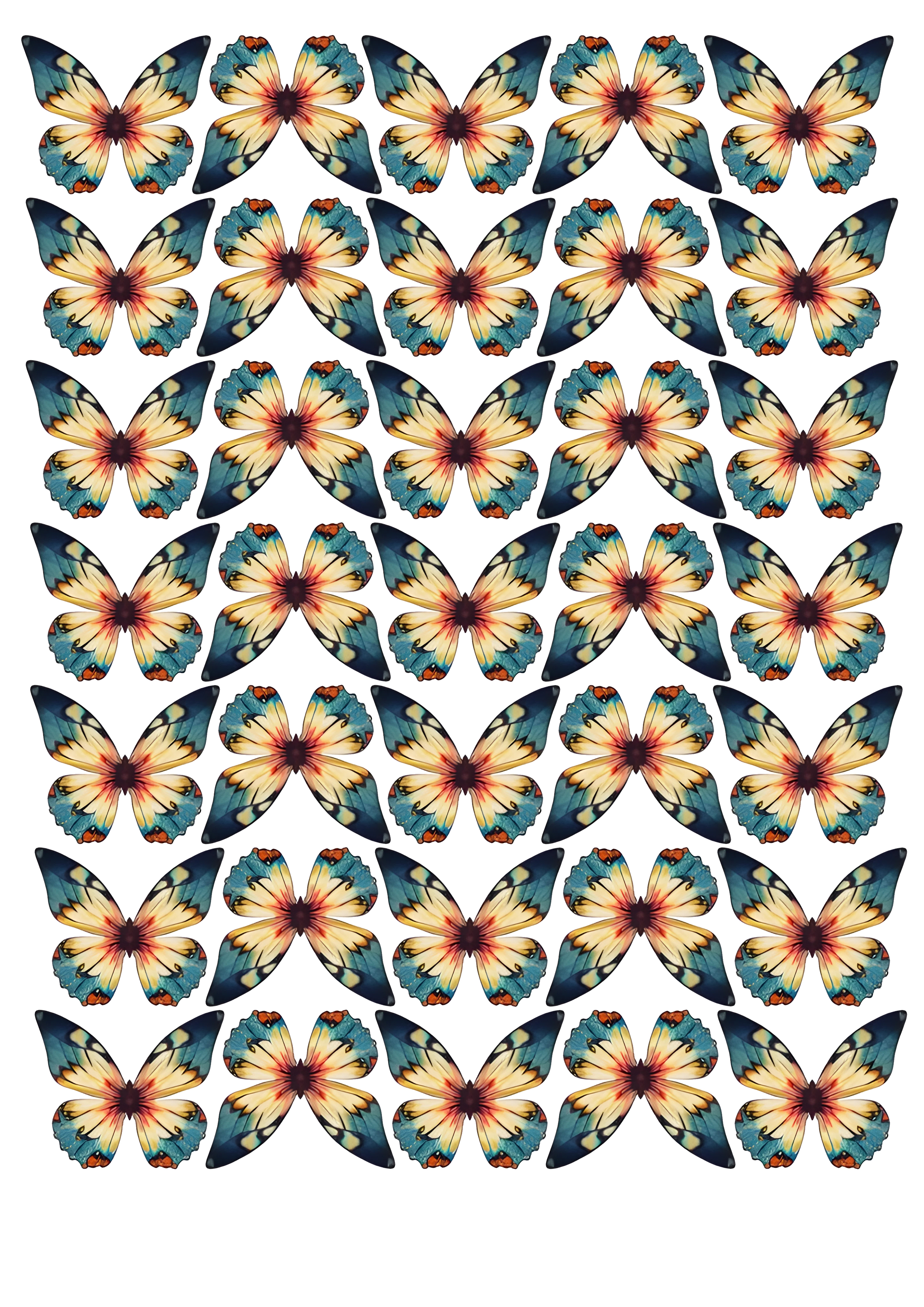 Butterfly cake topper