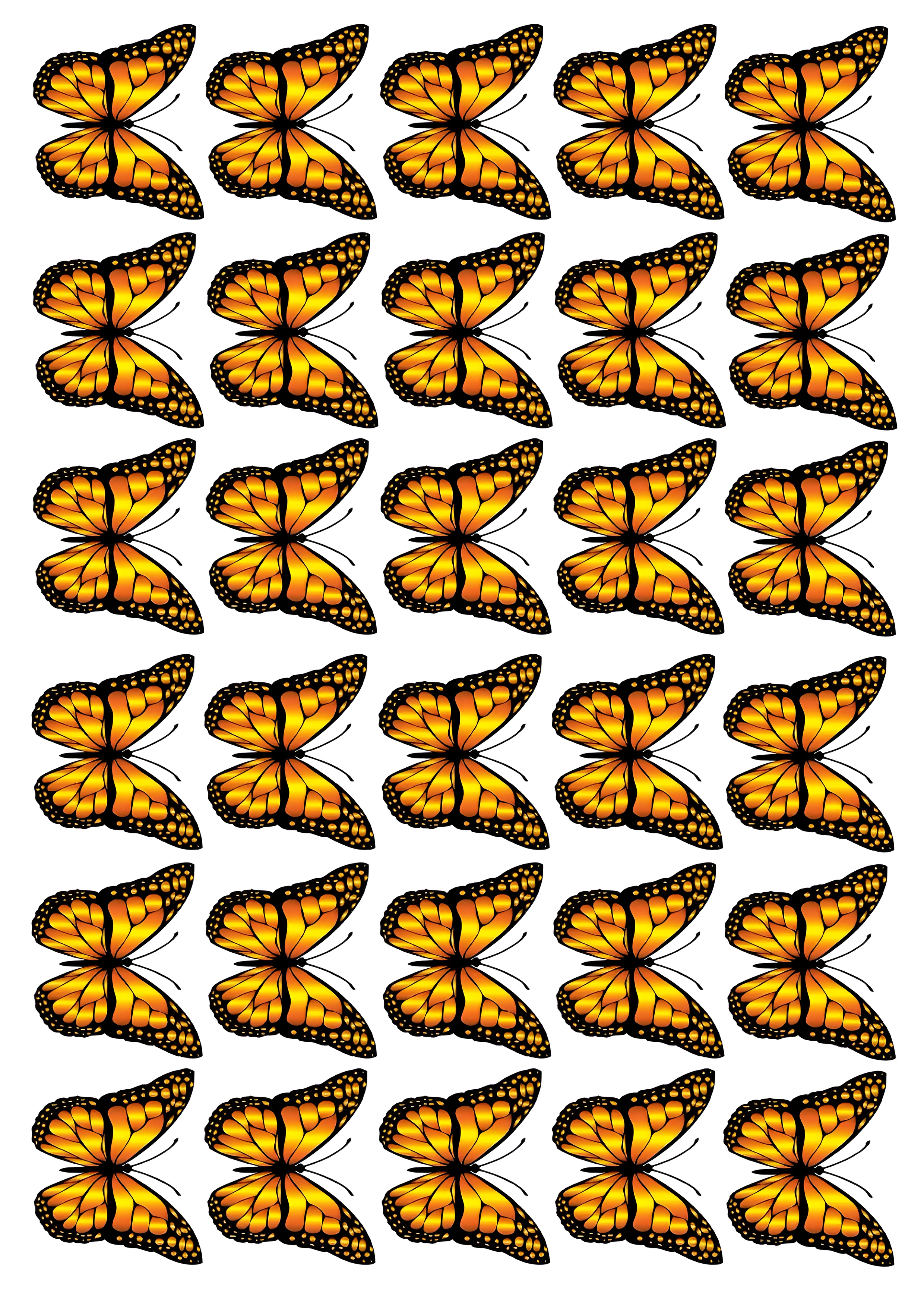 Butterfly cake topper