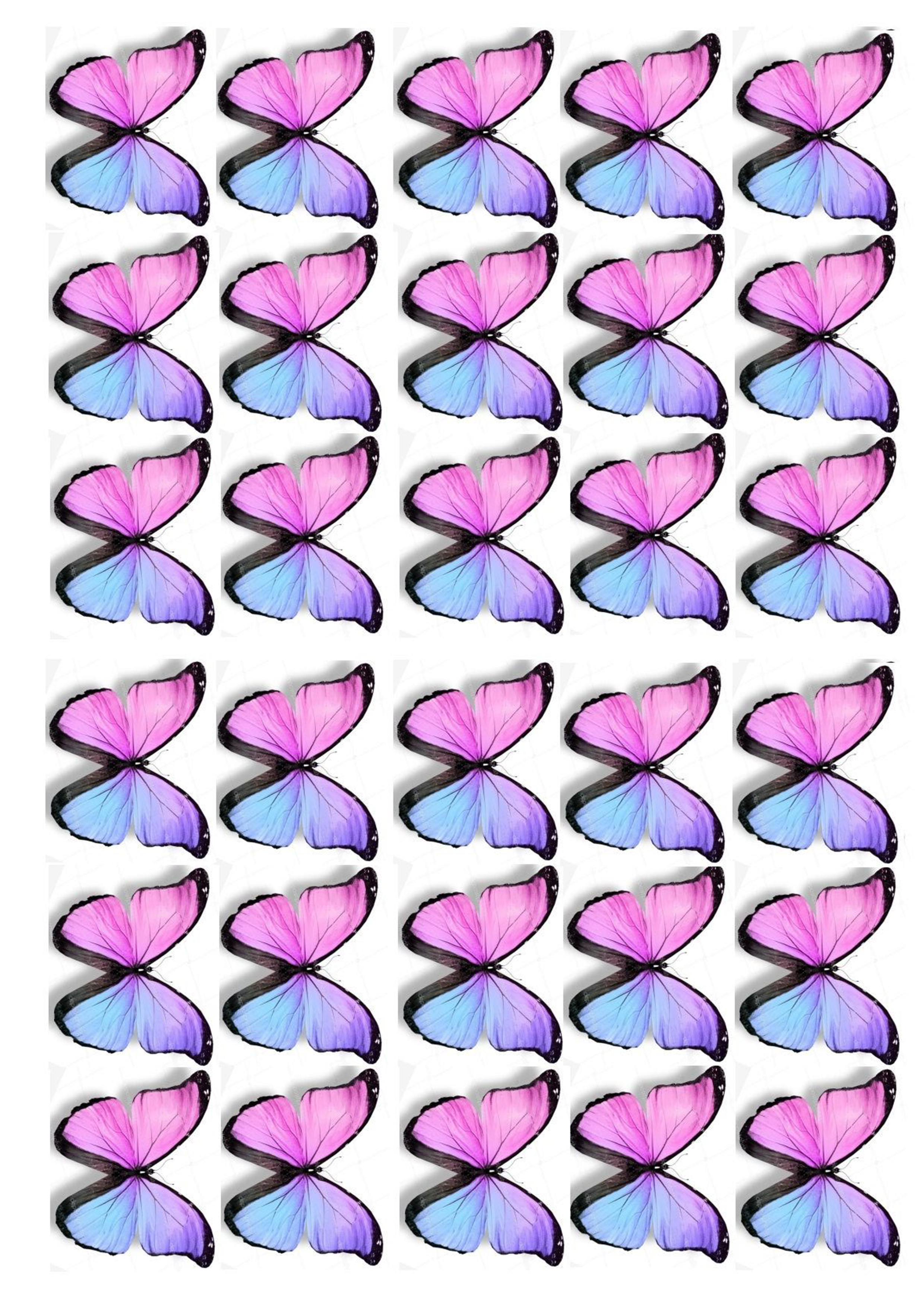 Butterfly cake topper