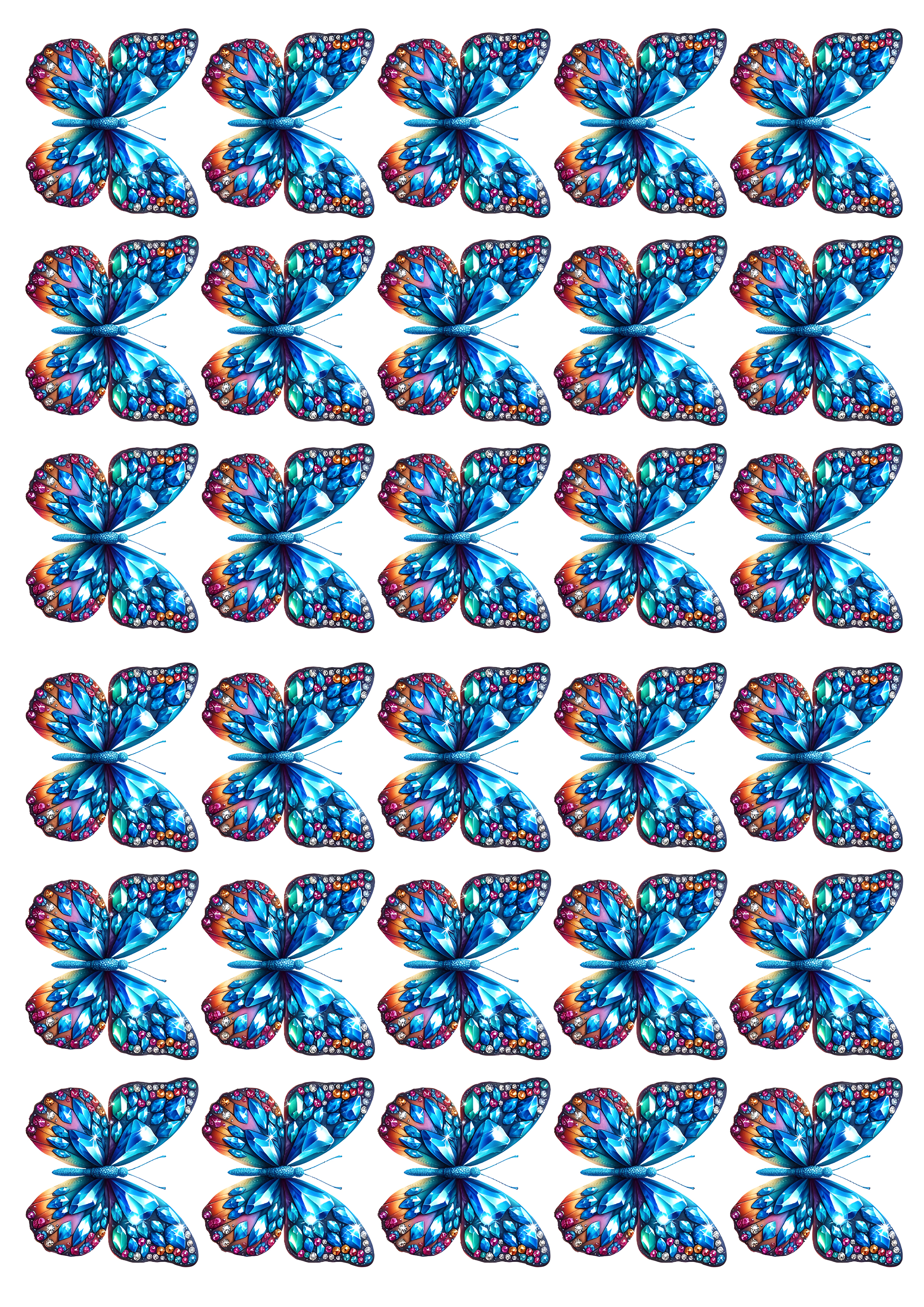 Butterfly cake topper