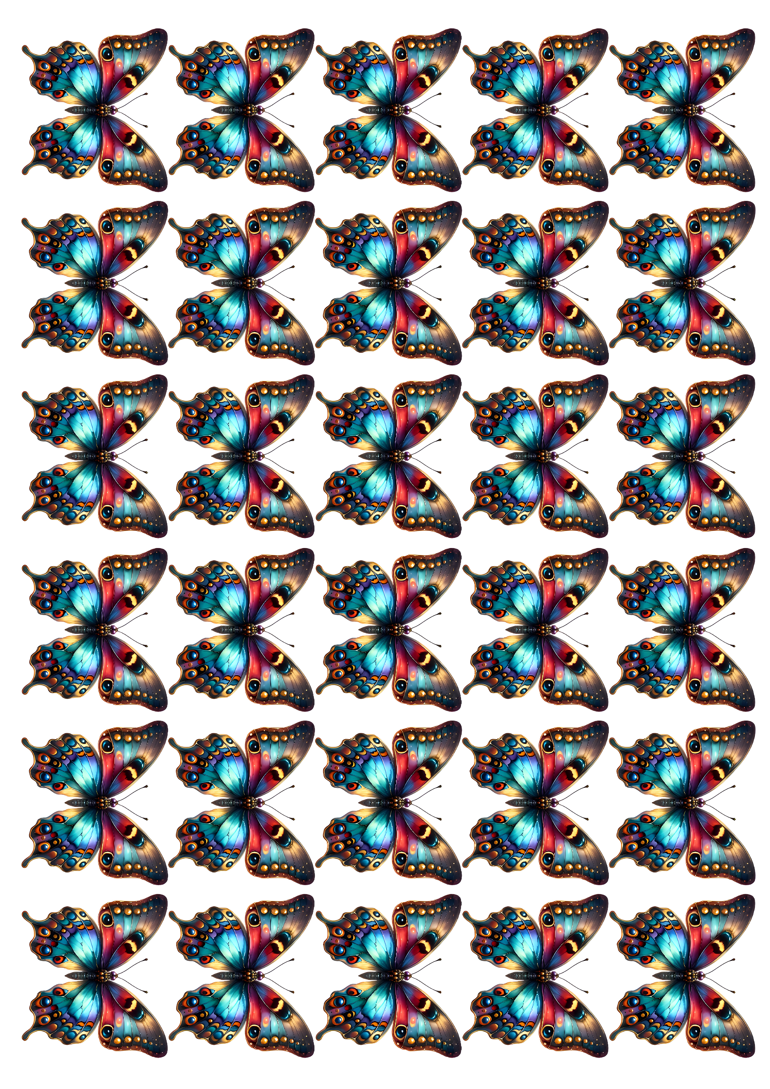 Butterfly cake topper