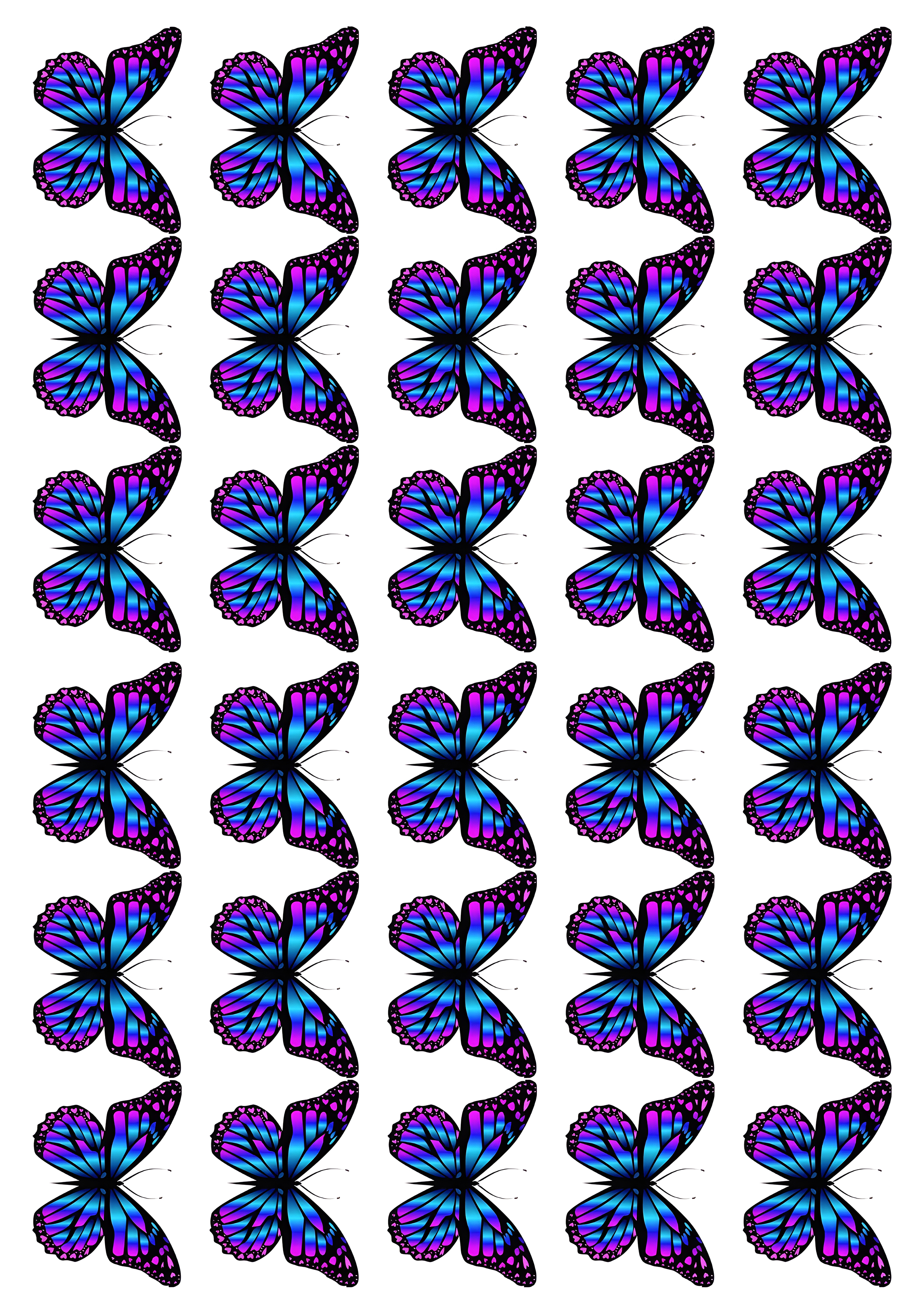 Butterfly cake topper