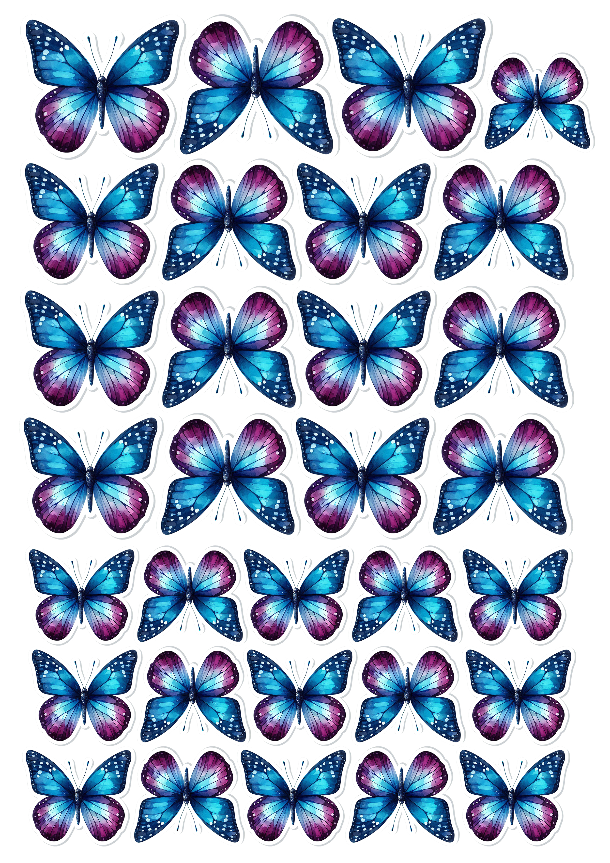 Butterfly cake topper