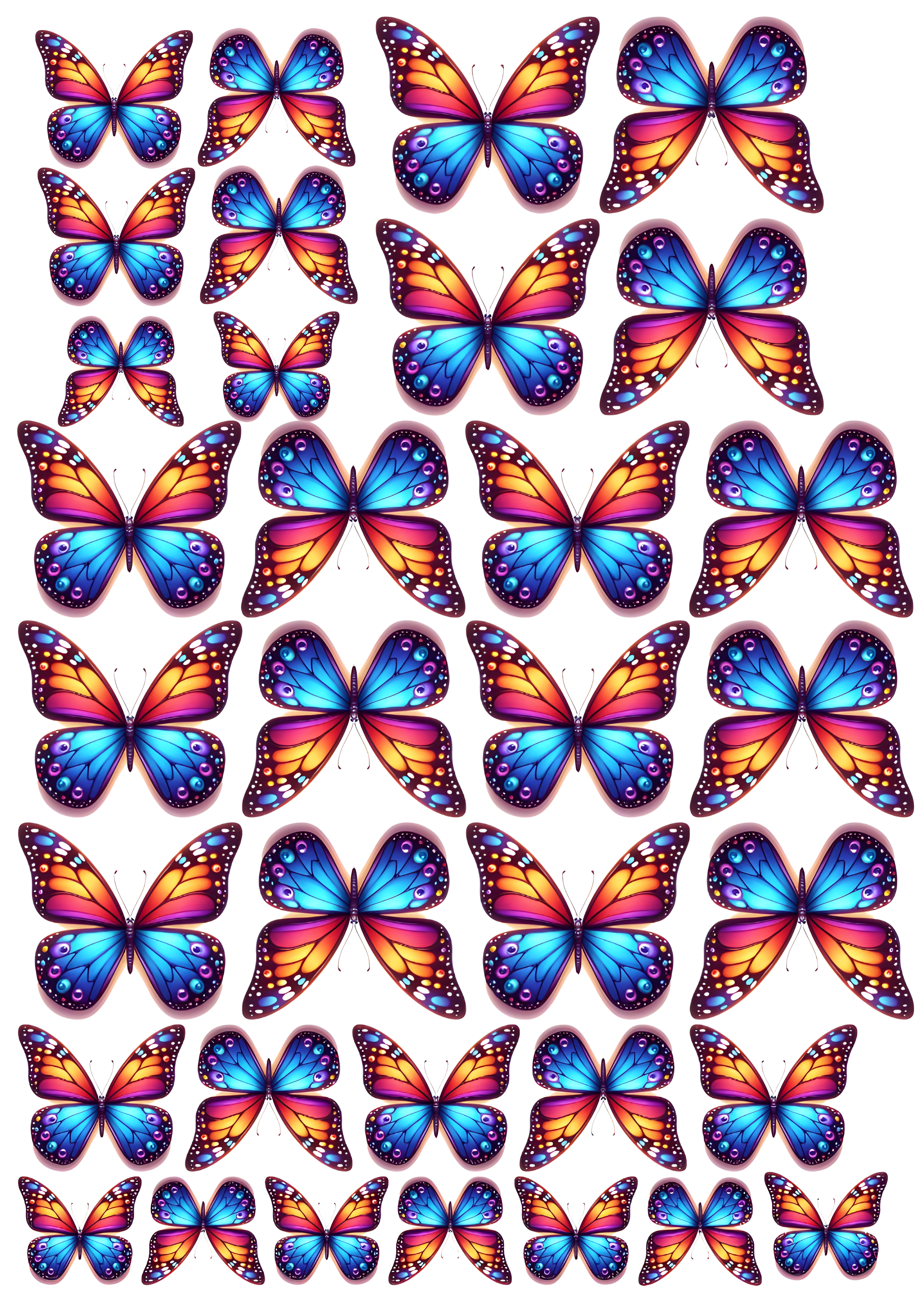 Butterfly cake topper