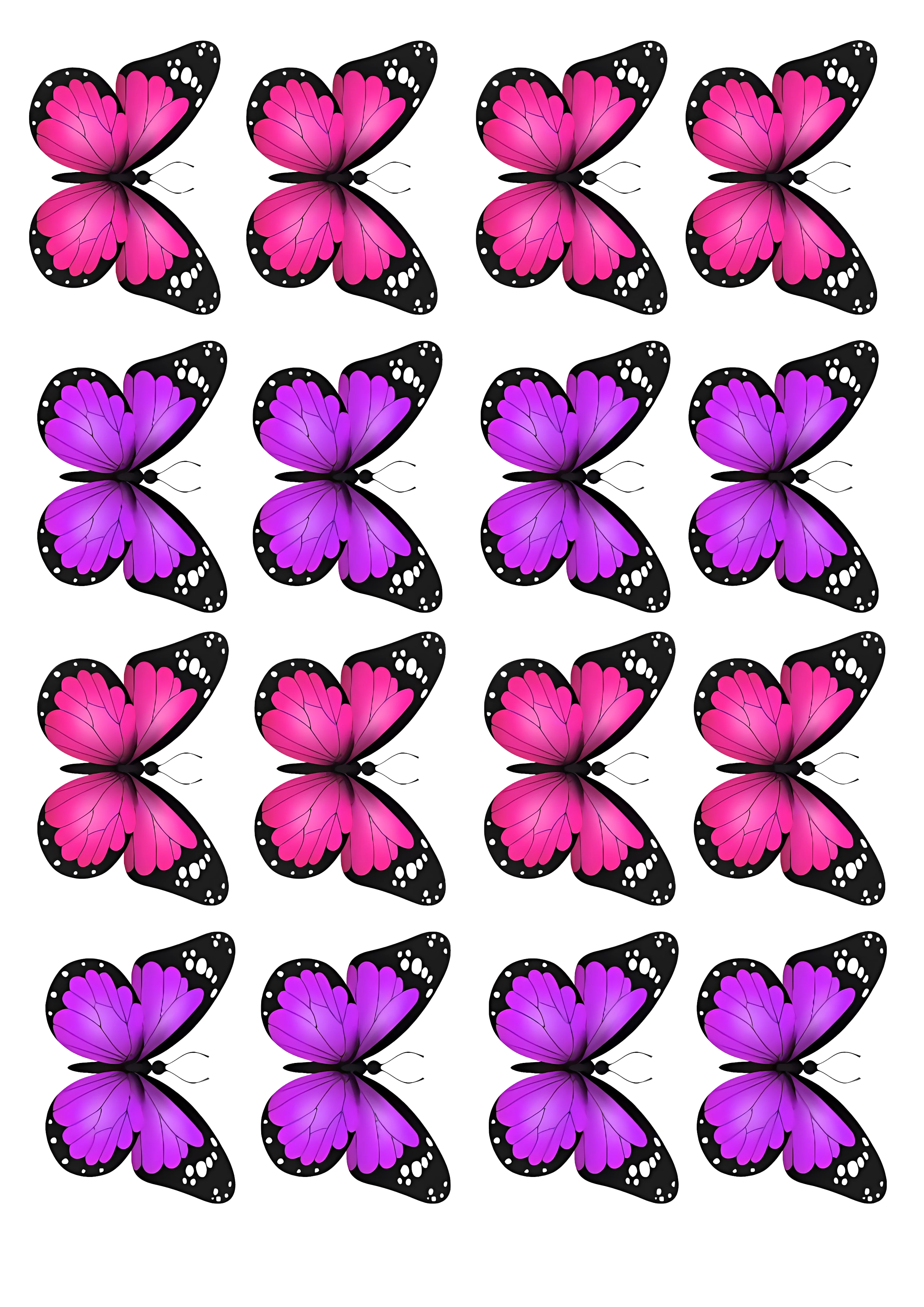 Butterfly cake topper