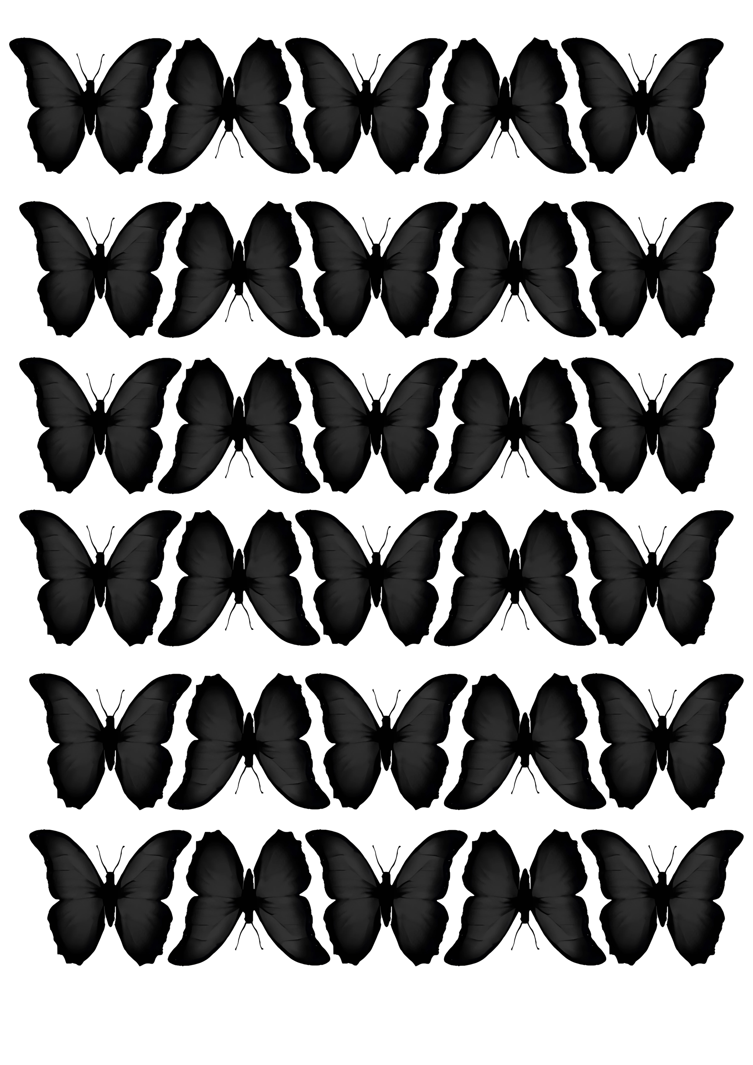 Butterfly cake topper