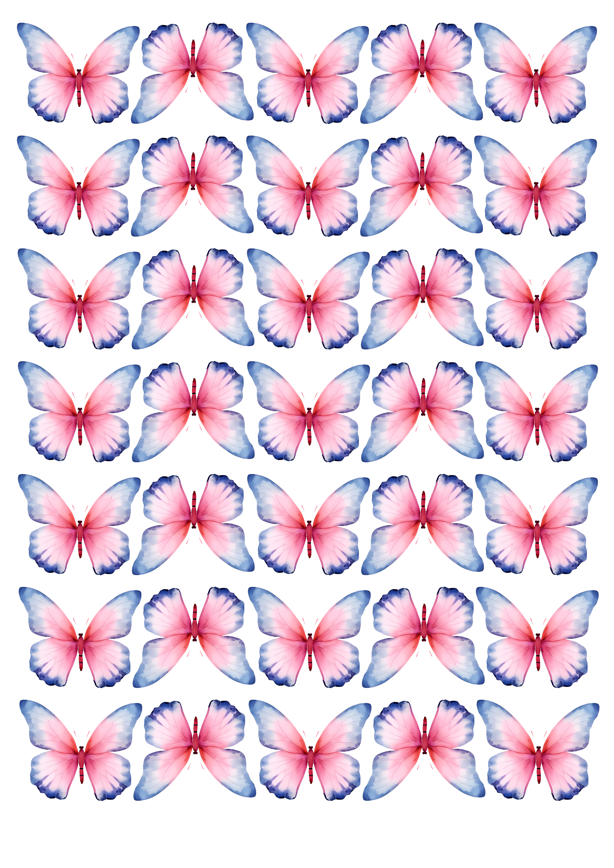 Butterfly cake topper