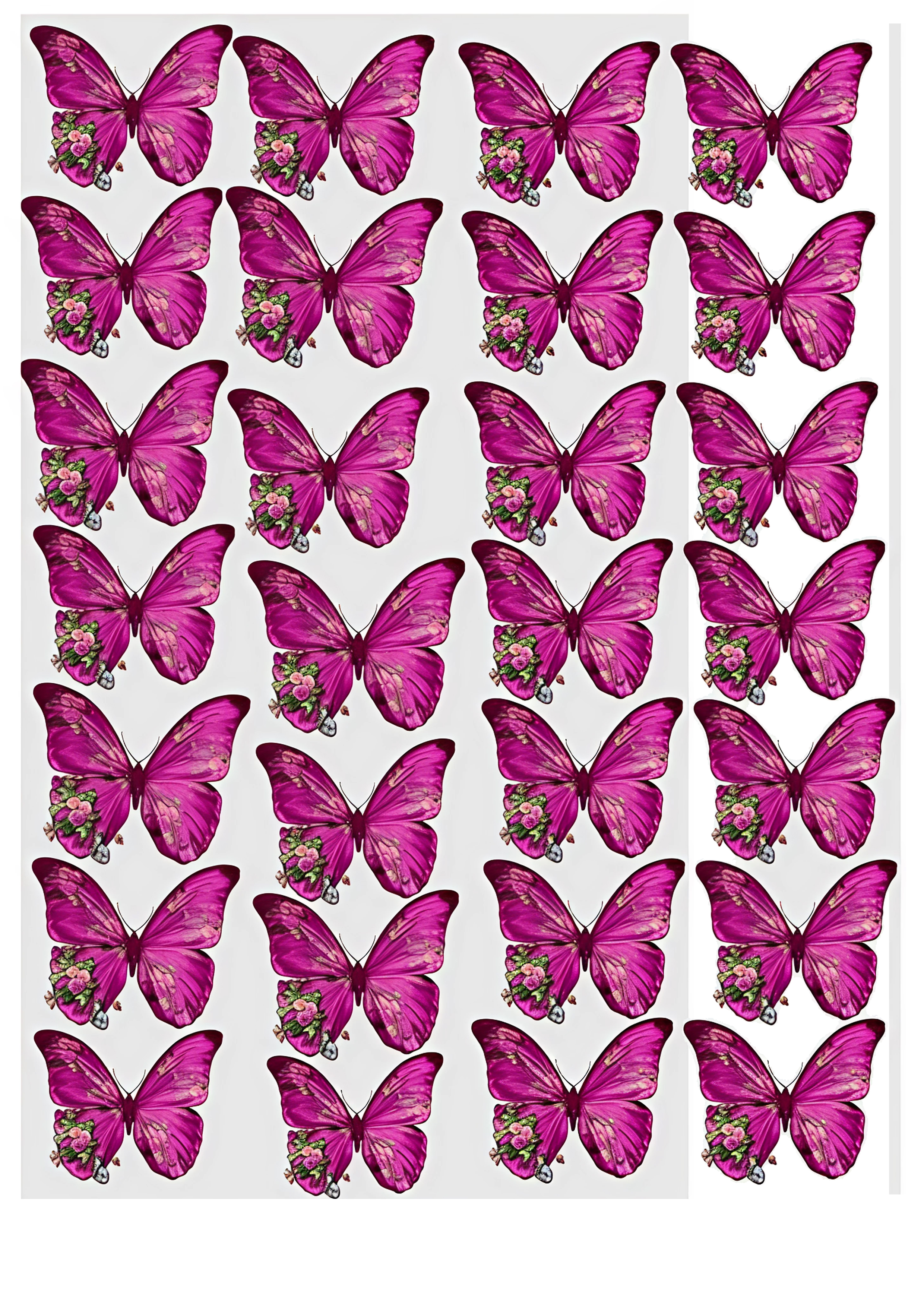 Butterfly cake topper