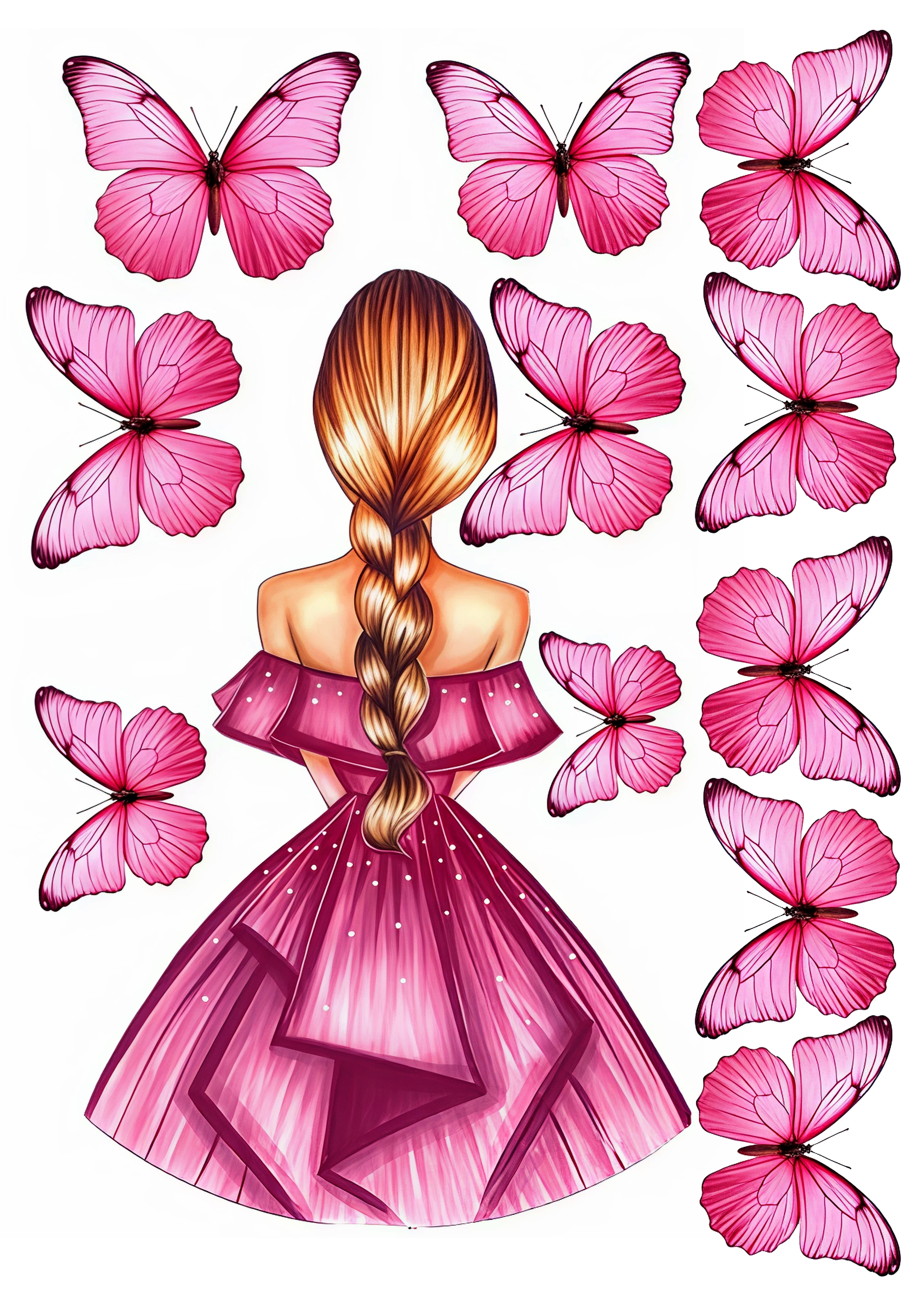 Butterfly cake topper