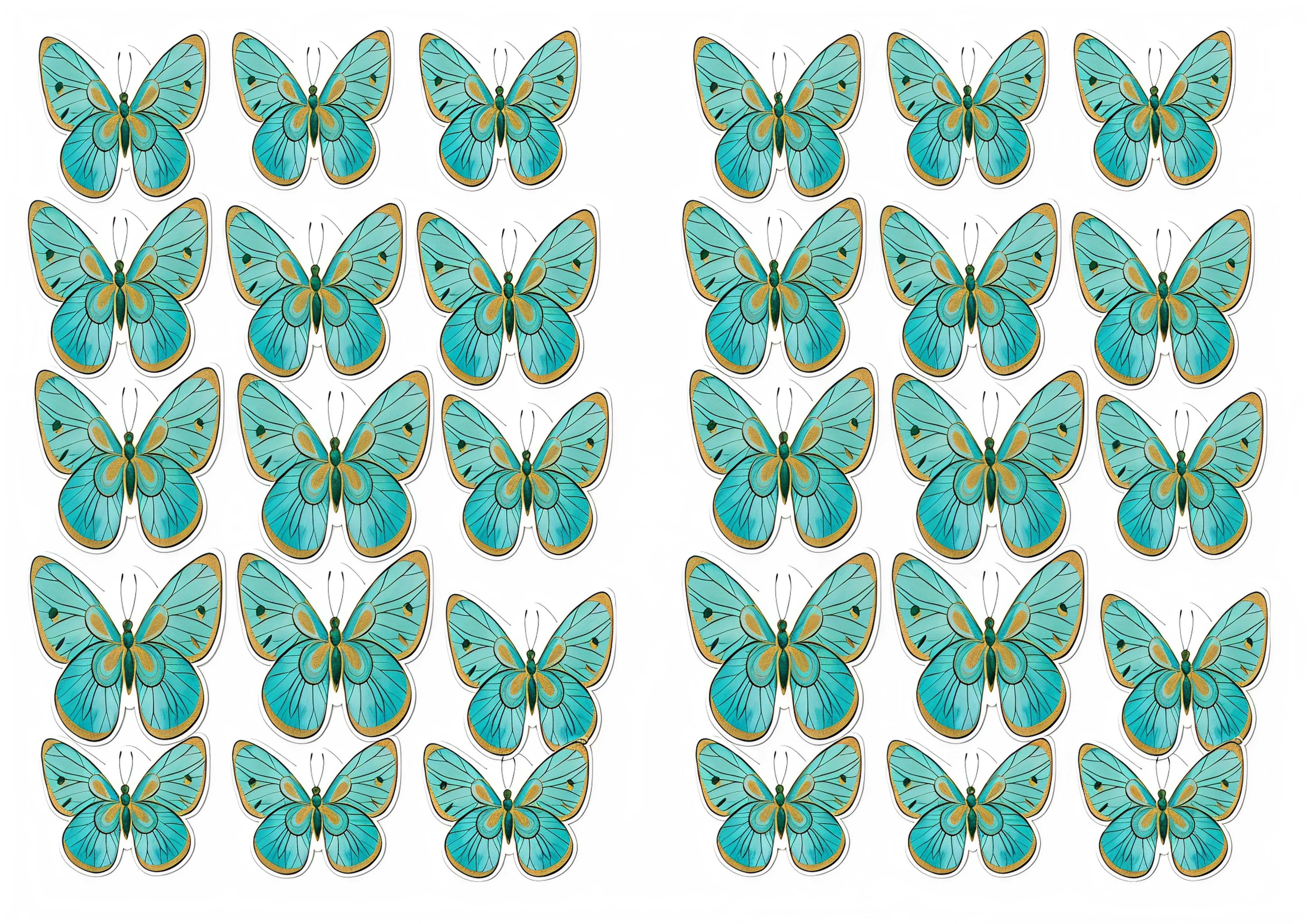 Butterfly cake topper