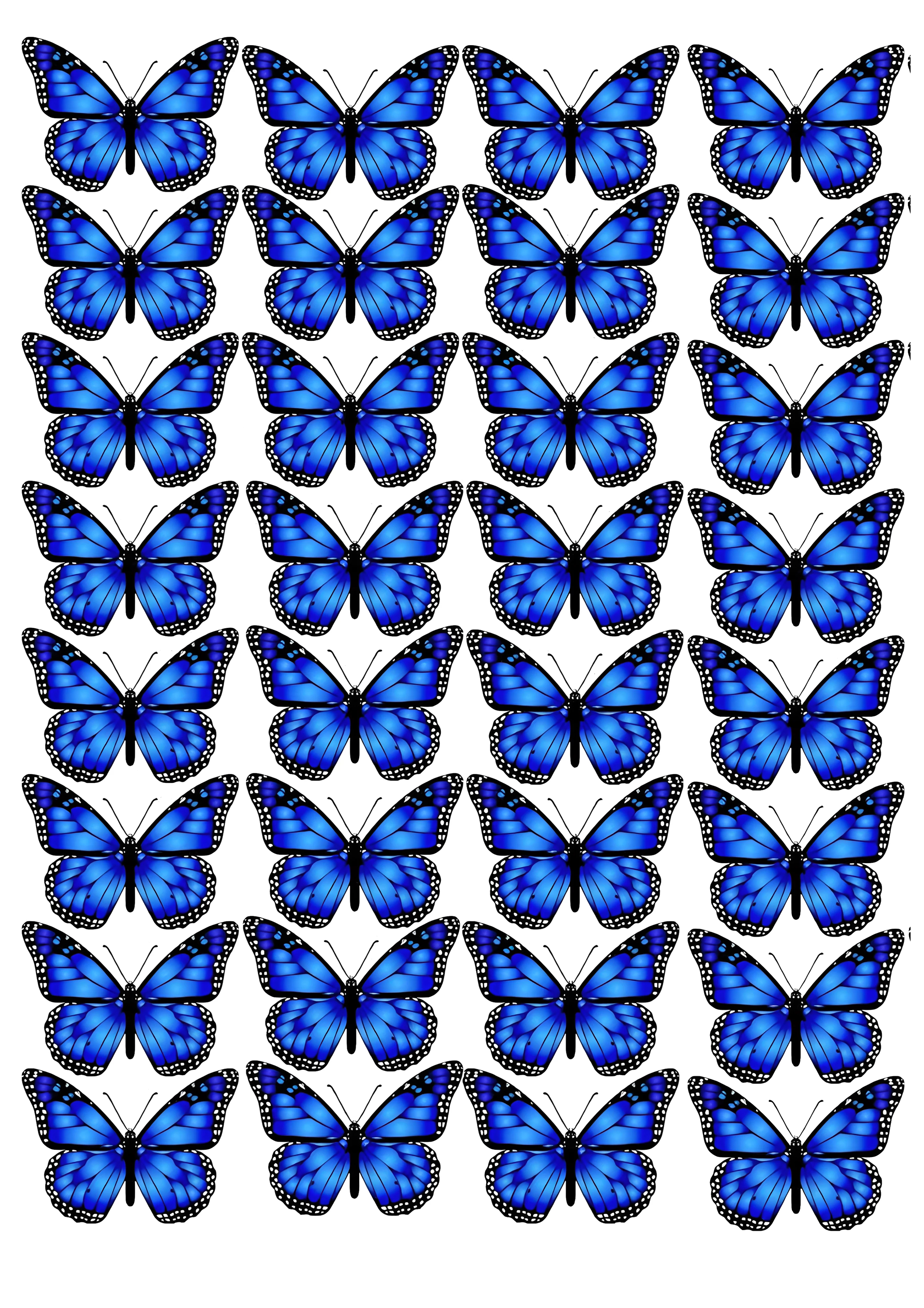 Butterfly cake topper