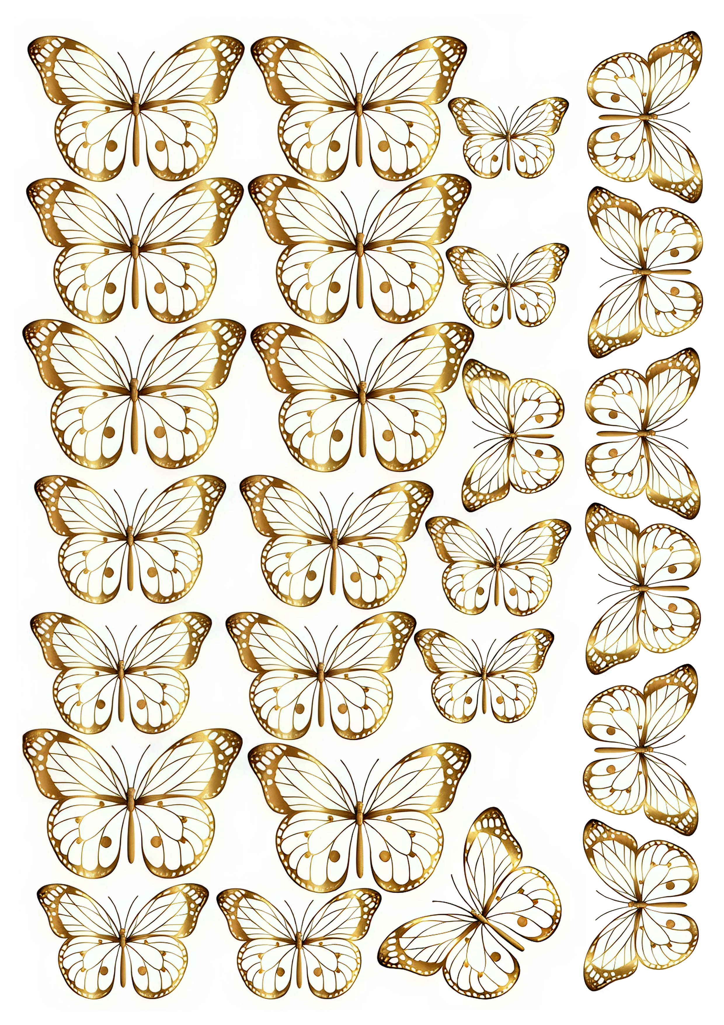 Butterfly cake topper