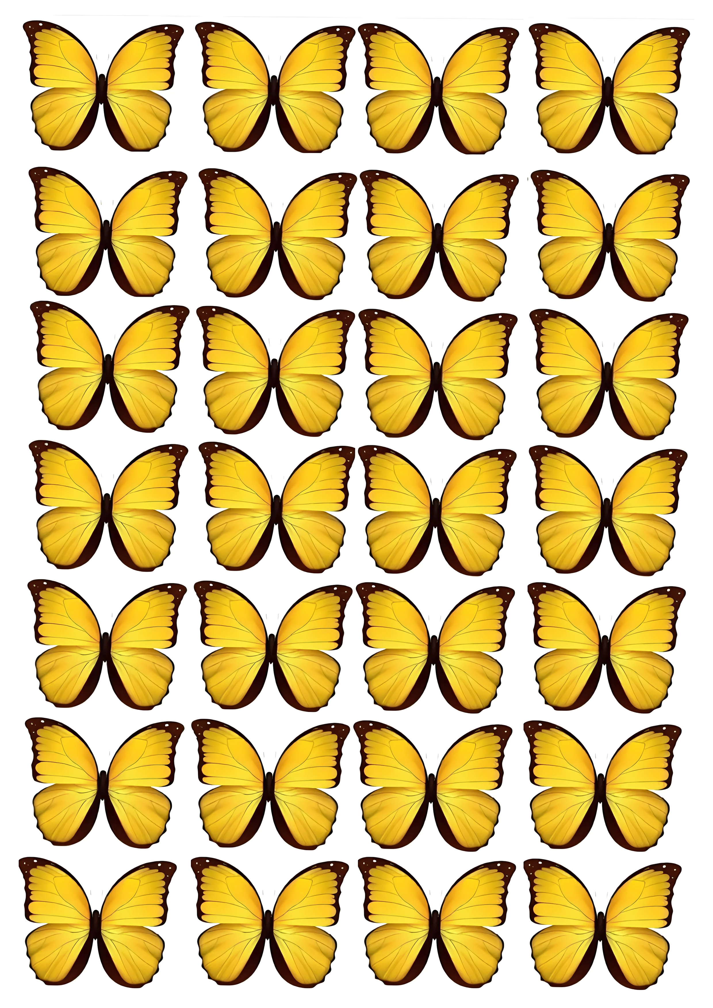 Butterfly cake topper