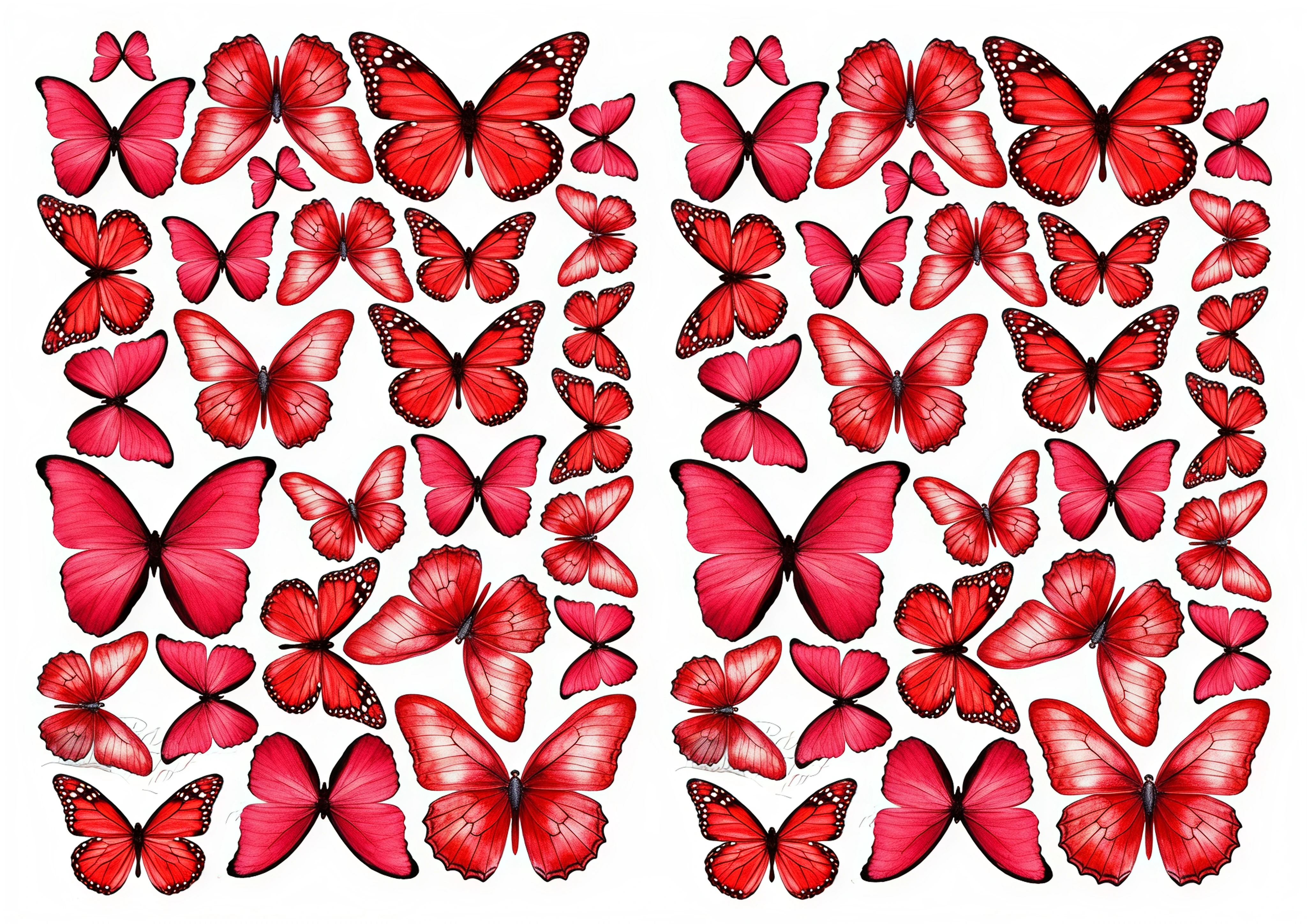 Butterfly cake topper